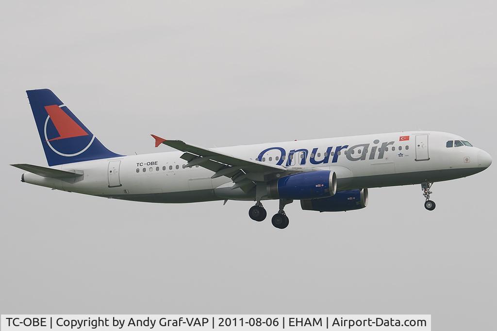 TC-OBE, 1995 Airbus A320-232 C/N 0471, Onur Air A320