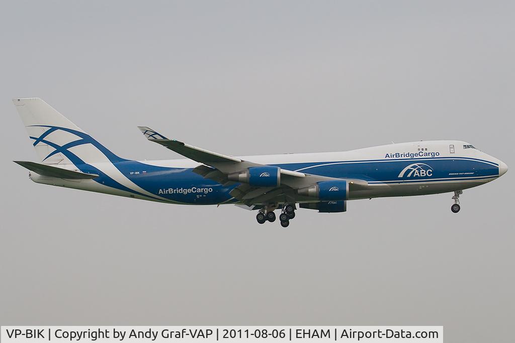 VP-BIK, 2008 Boeing 747-46NF/ER/SCD C/N 35421, Air Bridge Cargo 747-400