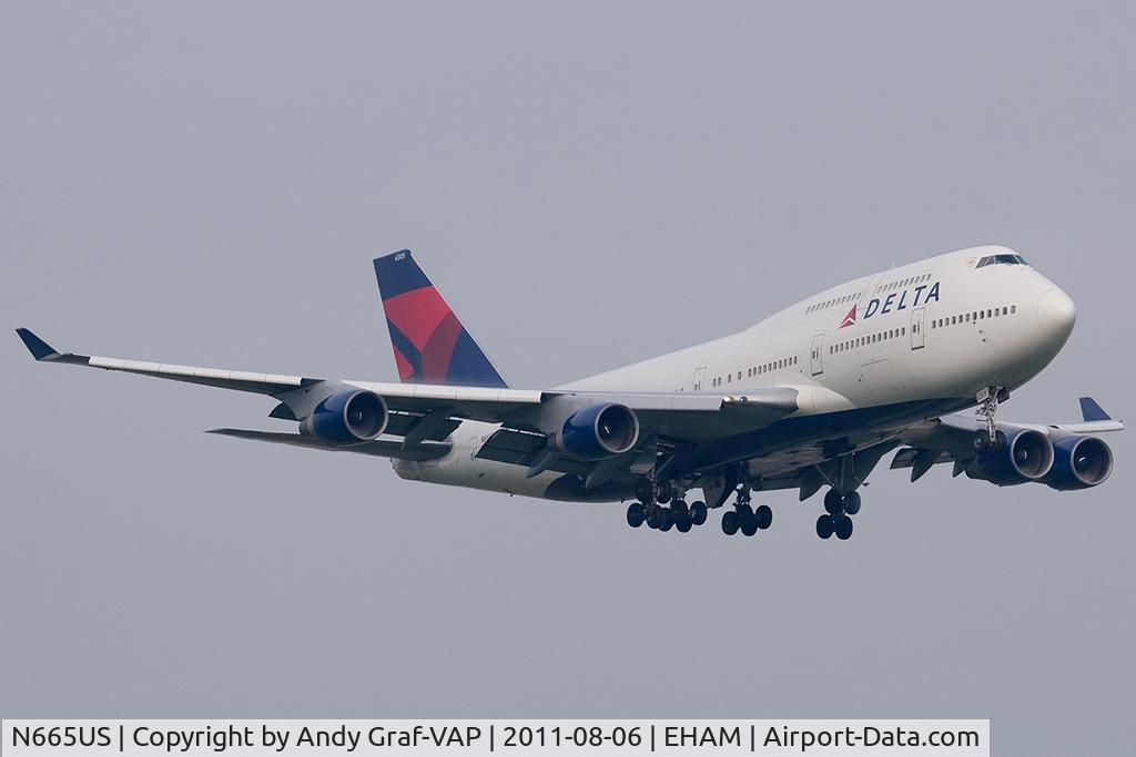 N665US, 1989 Boeing 747-451 C/N 23820, Delta Airlines 747-400