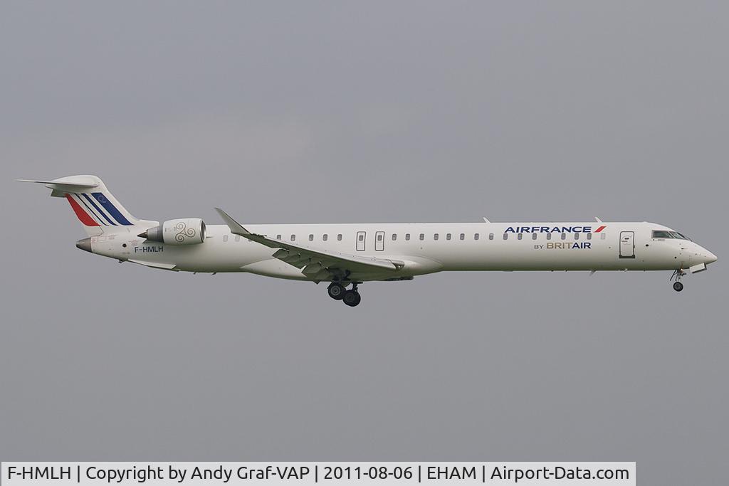 F-HMLH, 2011 Bombardier CRJ-1000EL NG (CL-600-2E25) C/N 19013, Air France CRJ1000