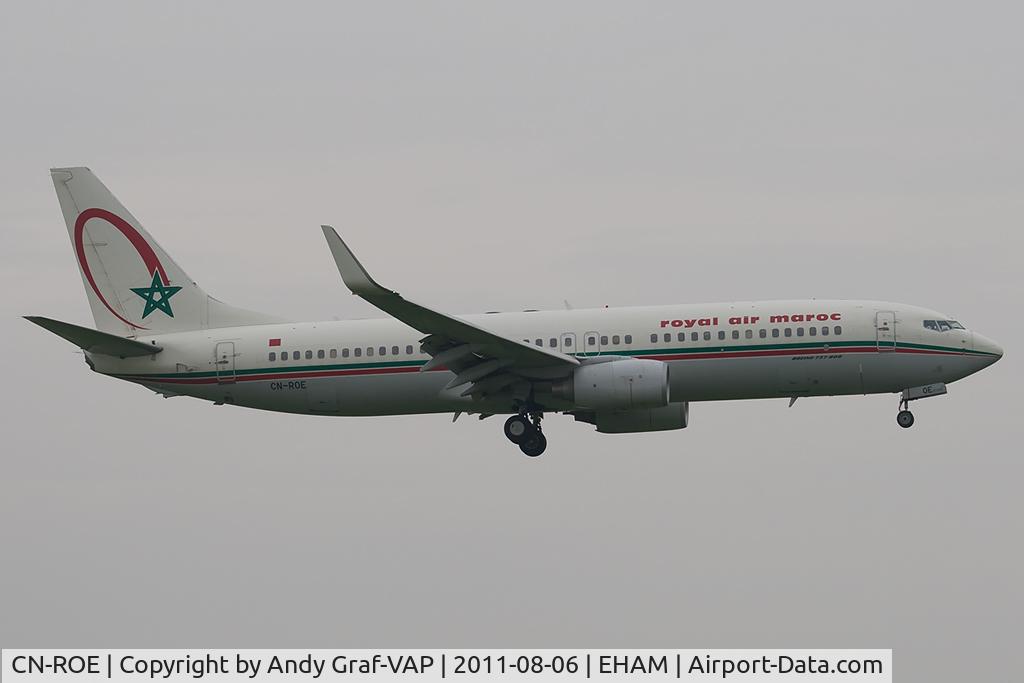 CN-ROE, 2006 Boeing 737-8B6 C/N 33063, Royal Air Maroc 737-800