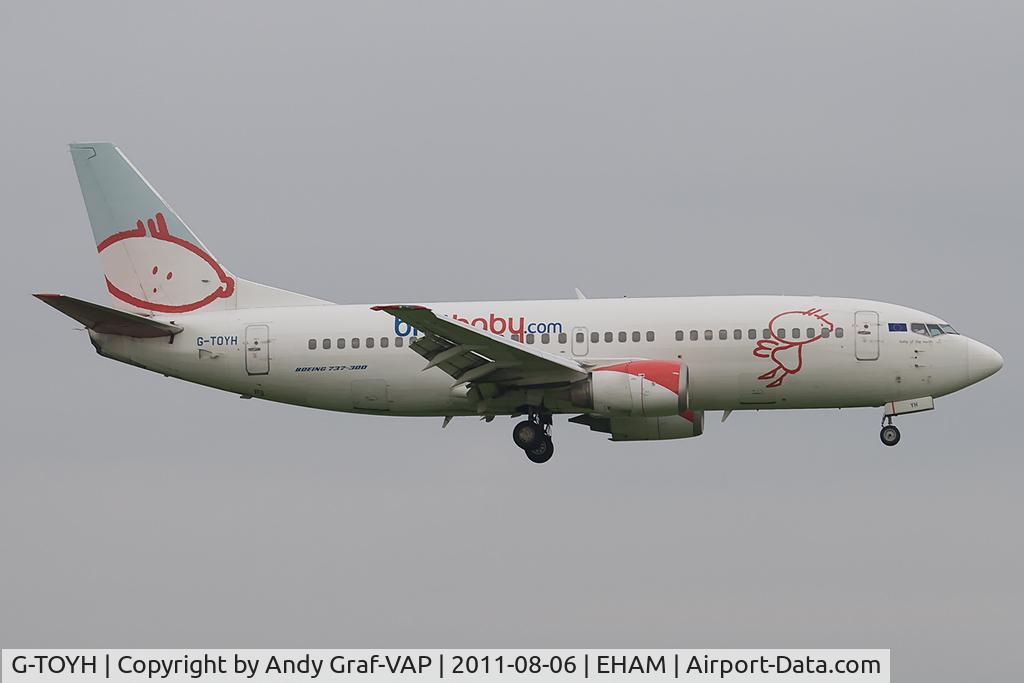 G-TOYH, 1998 Boeing 737-36N C/N 28570, BMIbaby 737-300
