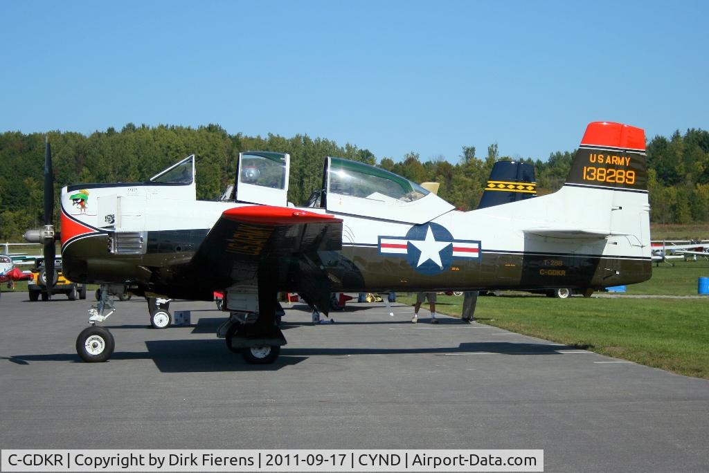 C-GDKR, 1956 North American T-28B Trojan C/N 200-360, On the flight line at this years Wings of Canada Open House.