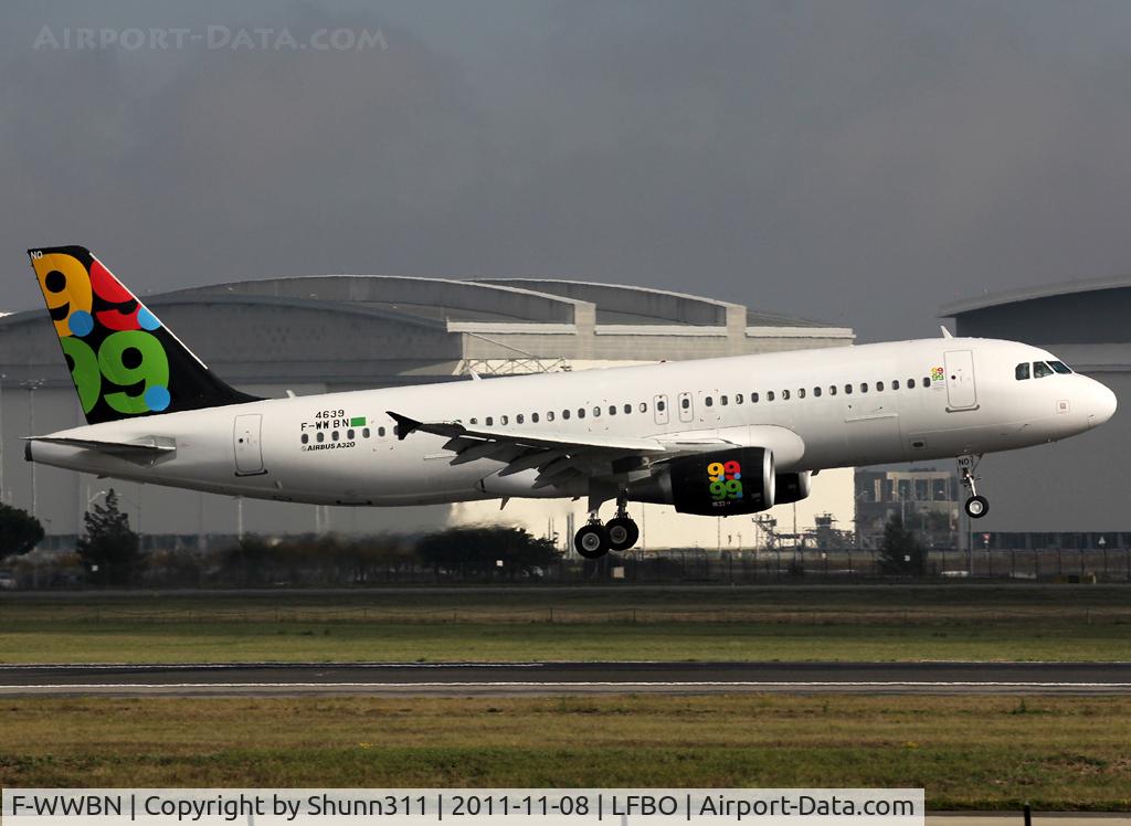 F-WWBN, 2011 Airbus A320-214 C/N 4639, C/n 4639 - For Lao Aviation... Afriqiyah ntu... Now without titles on fuselage...
