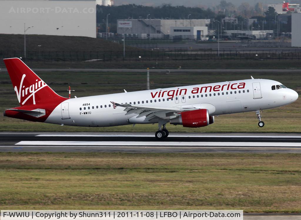 F-WWIU, 2011 Airbus A320-214 C/N 4894, C/n 4894 - To be N846VA