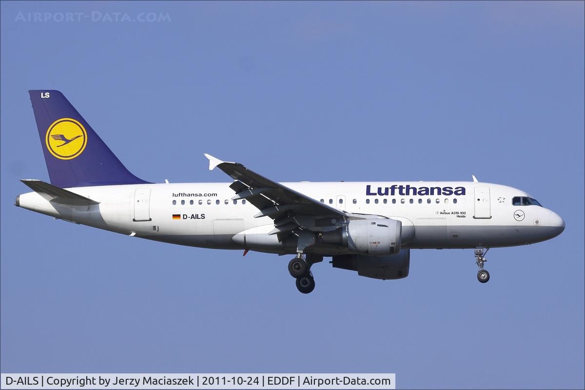 D-AILS, 1997 Airbus A319-114 C/N 729, Airbus A319-114