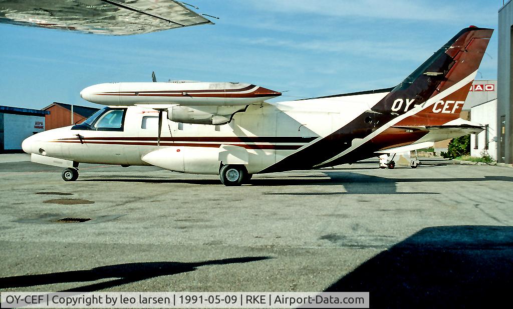 OY-CEF, 1974 Mitsubishi MU-2B-36 C/N 683, Roskilde 9.5.91