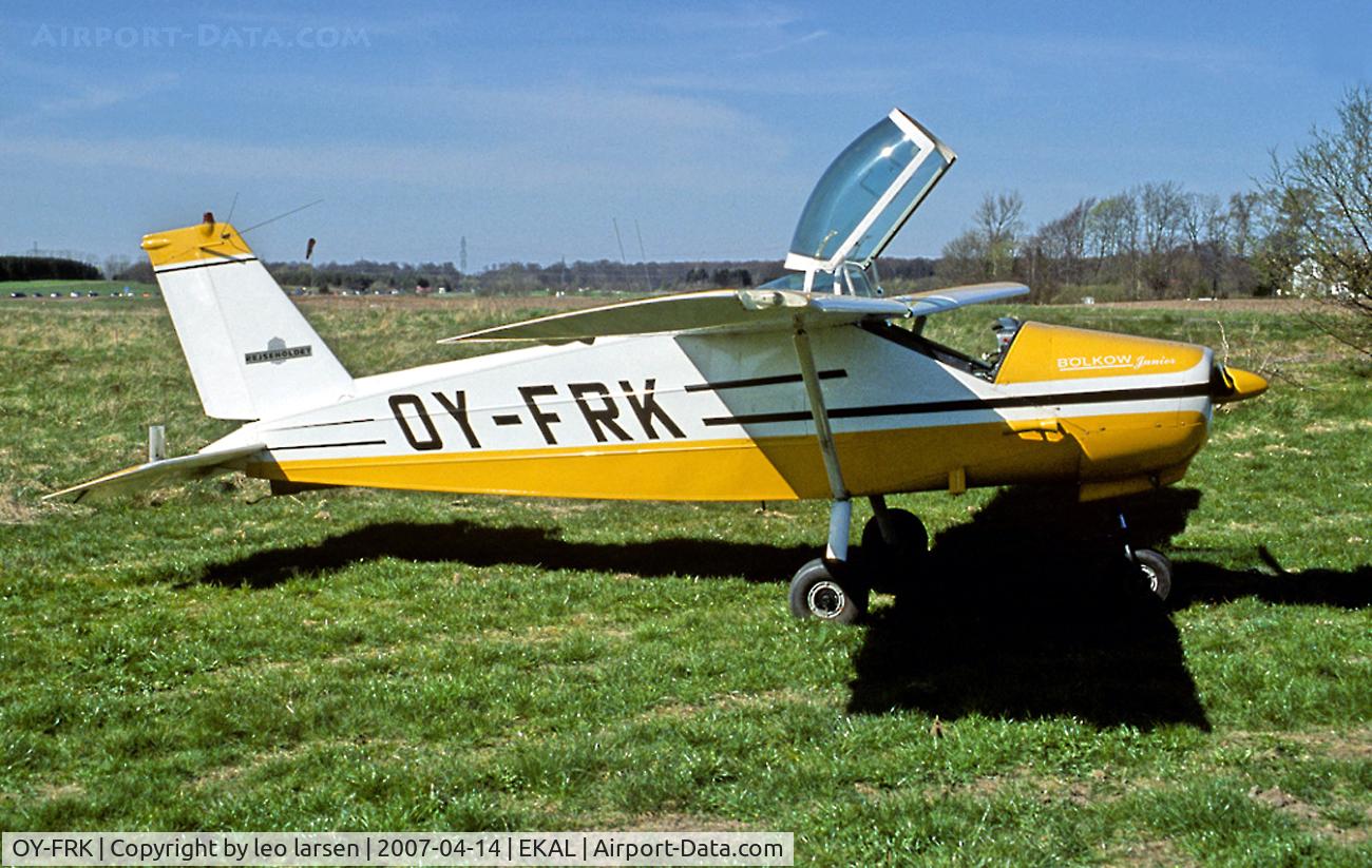 OY-FRK, 1969 Bolkow Bo-208C Junior C/N 691, Alleroed 14.4.07 closing day