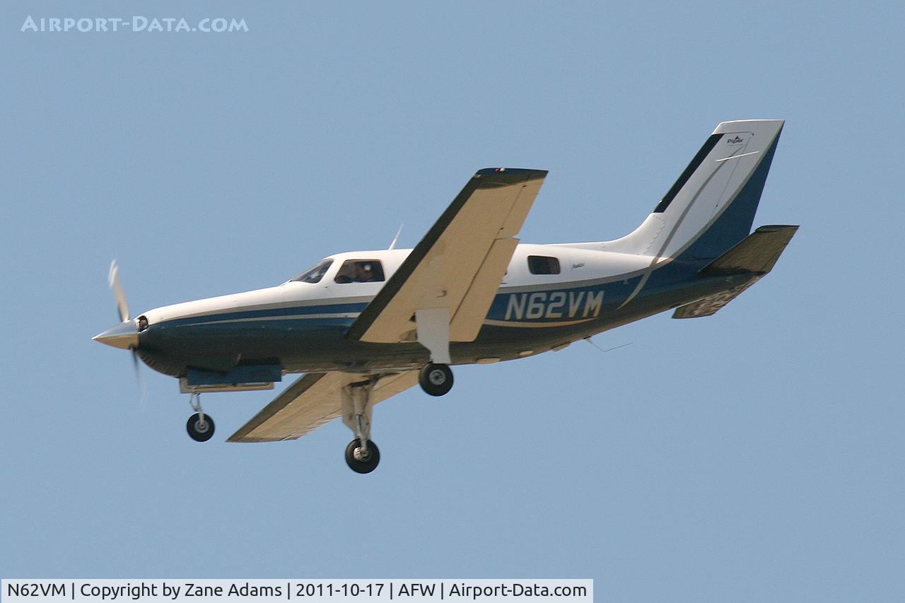 N62VM, 1985 Piper PA-46-310P Malibu C/N 46-8608008, Landing at Alliance Airport - Fort Worth, TX