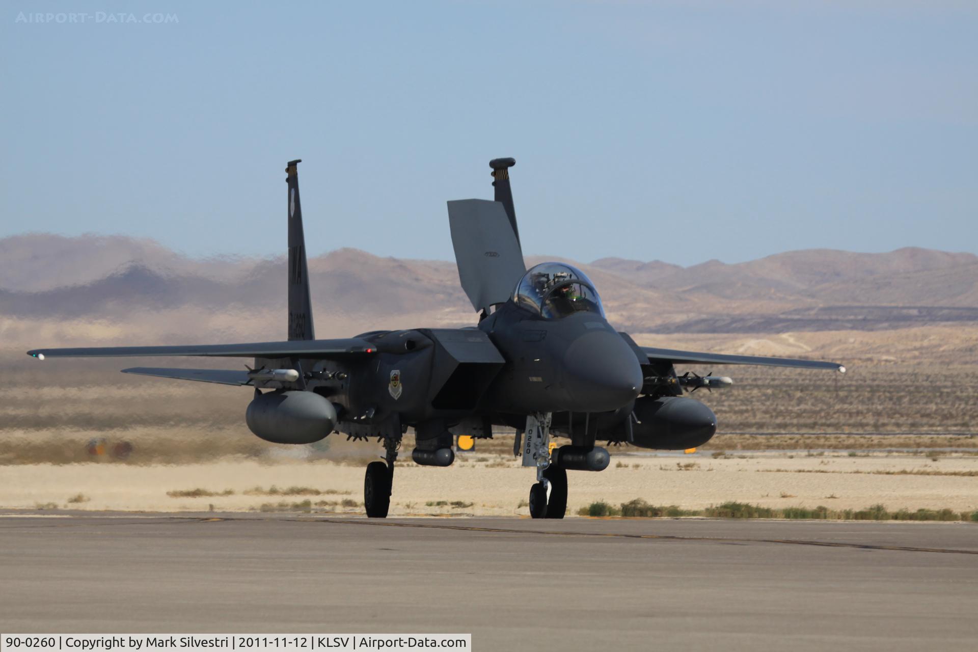 90-0260, 1990 McDonnell Douglas F-15E Strike Eagle C/N 1201/E162, Aviation Nation 2011