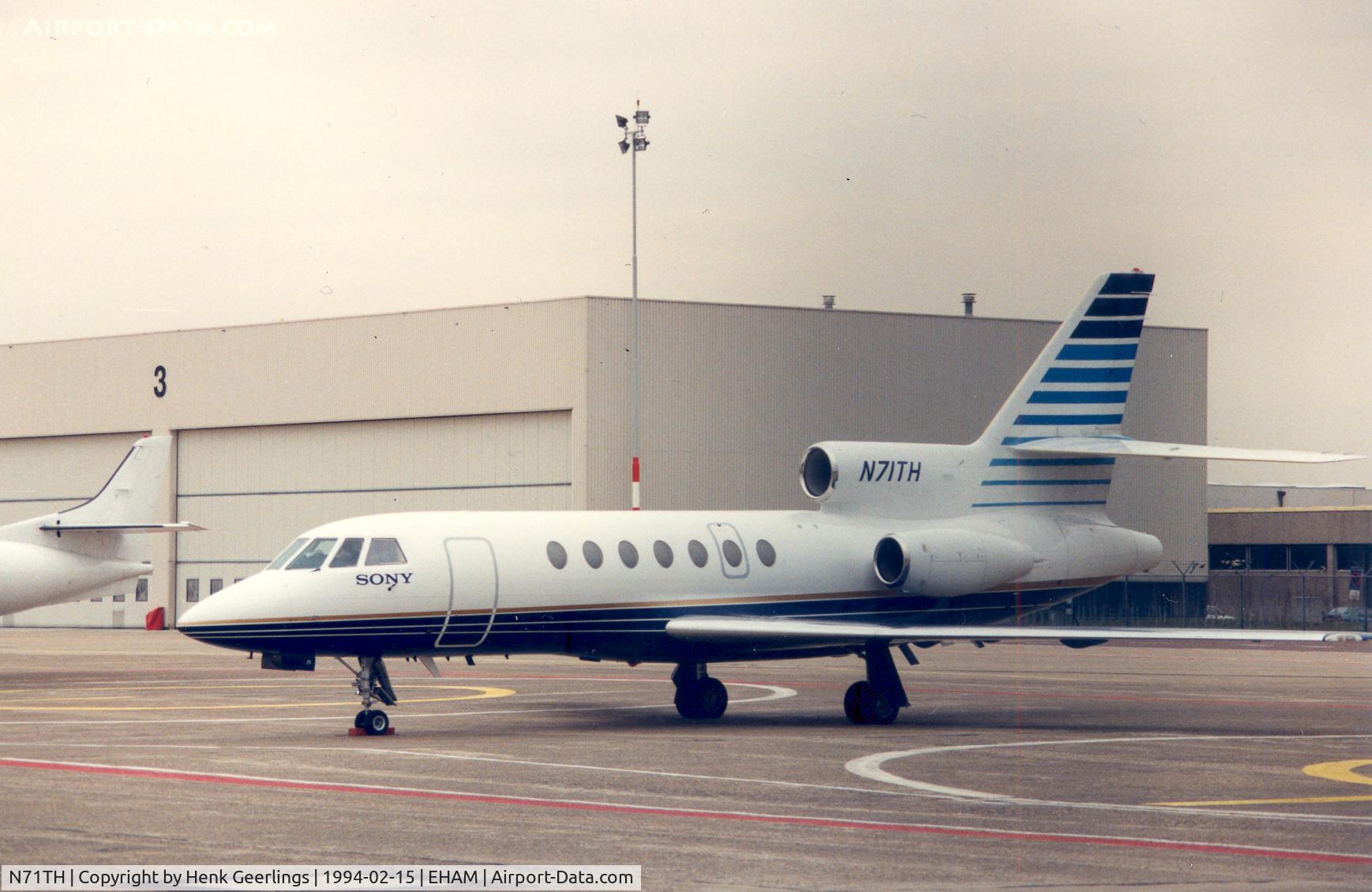 N71TH, 1989 Dassault Falcon 50 C/N 196, Sony