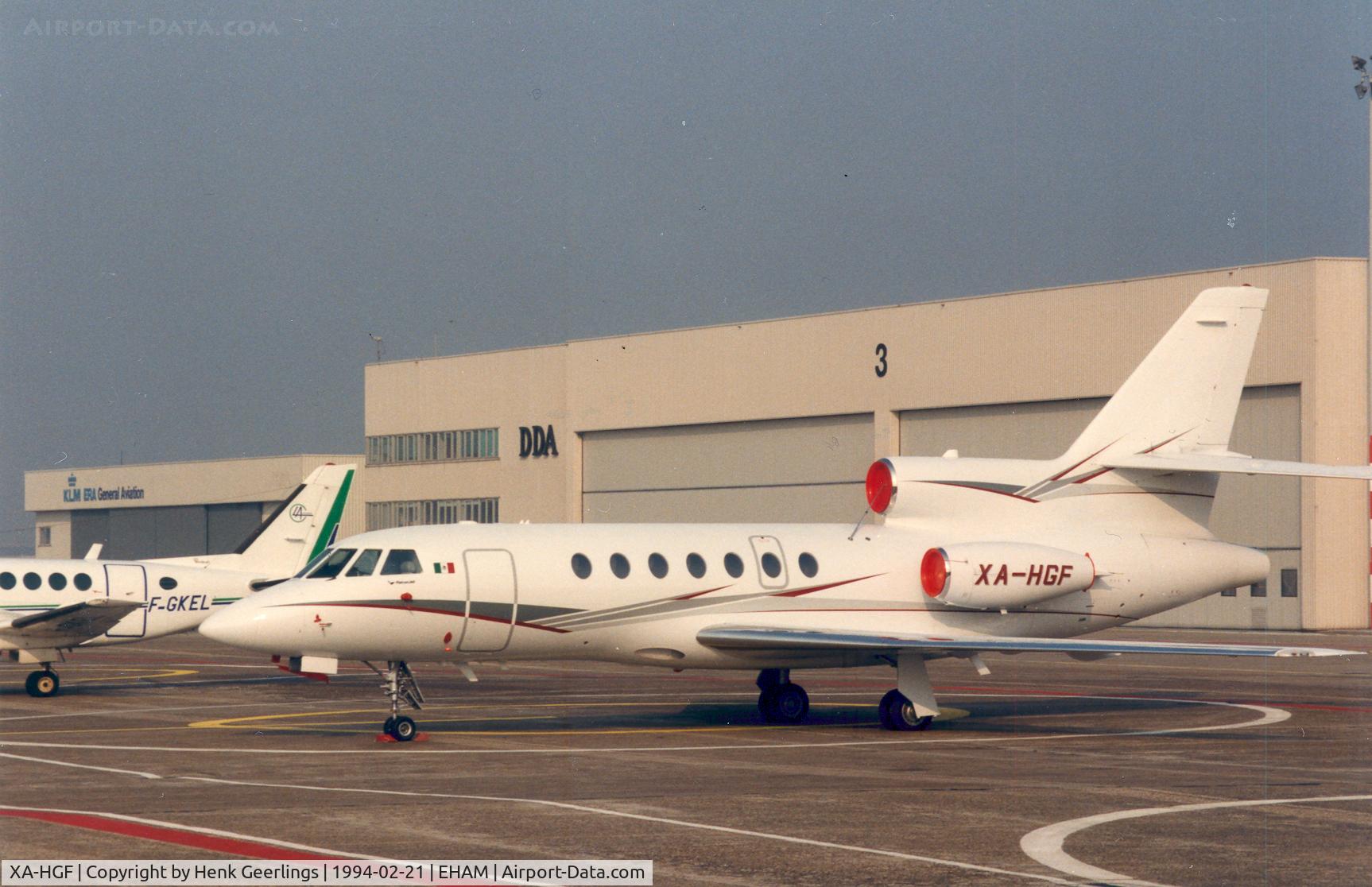 XA-HGF, Dassault Falcon 50 C/N 236, Taesa - Mexico