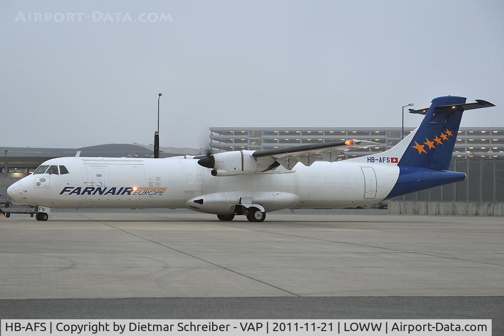 HB-AFS, 1990 ATR 72-201 C/N 198, Farnair ATR72