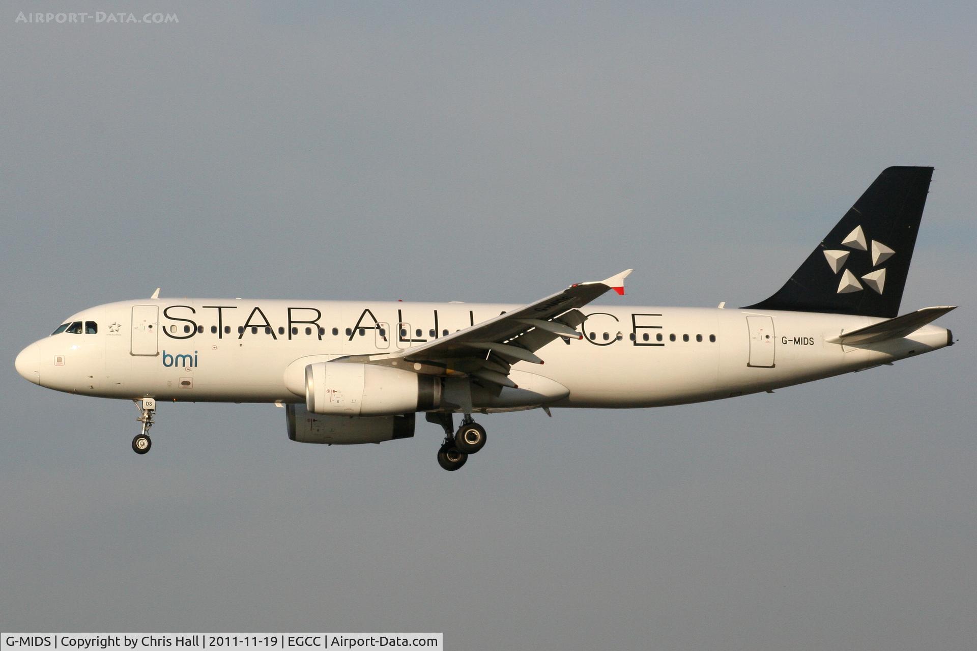 G-MIDS, 2001 Airbus A320-232 C/N 1424, BMI - British Midland in Star Alliance scheme