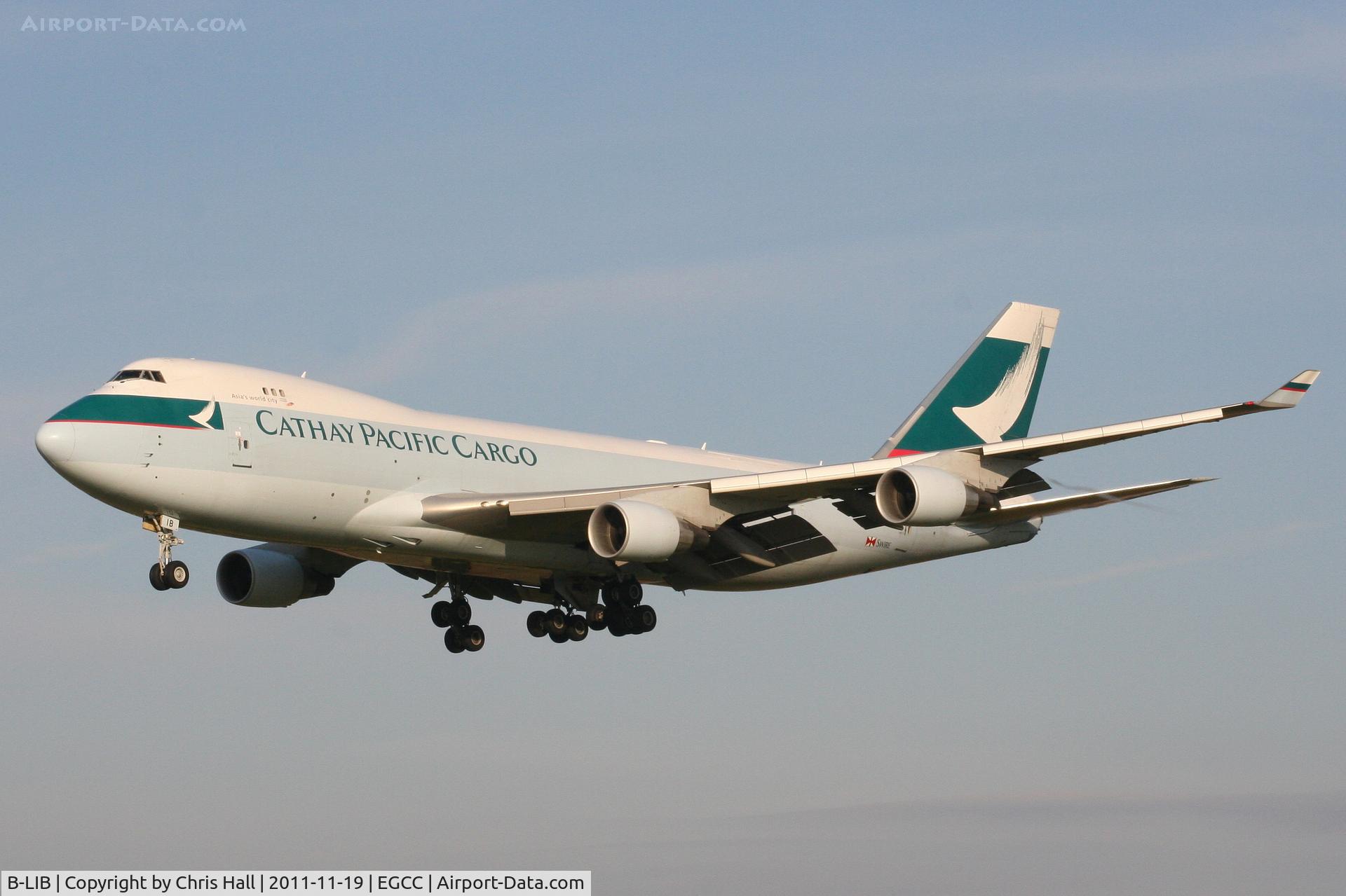 B-LIB, 2008 Boeing 747-467ERF C/N 36867, Cathay Pacific