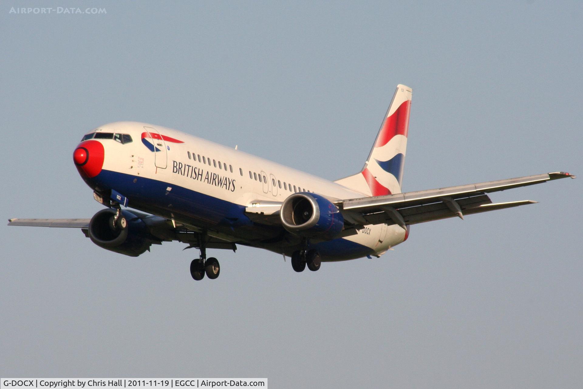 G-DOCX, 1993 Boeing 737-436 C/N 25857, British Airways