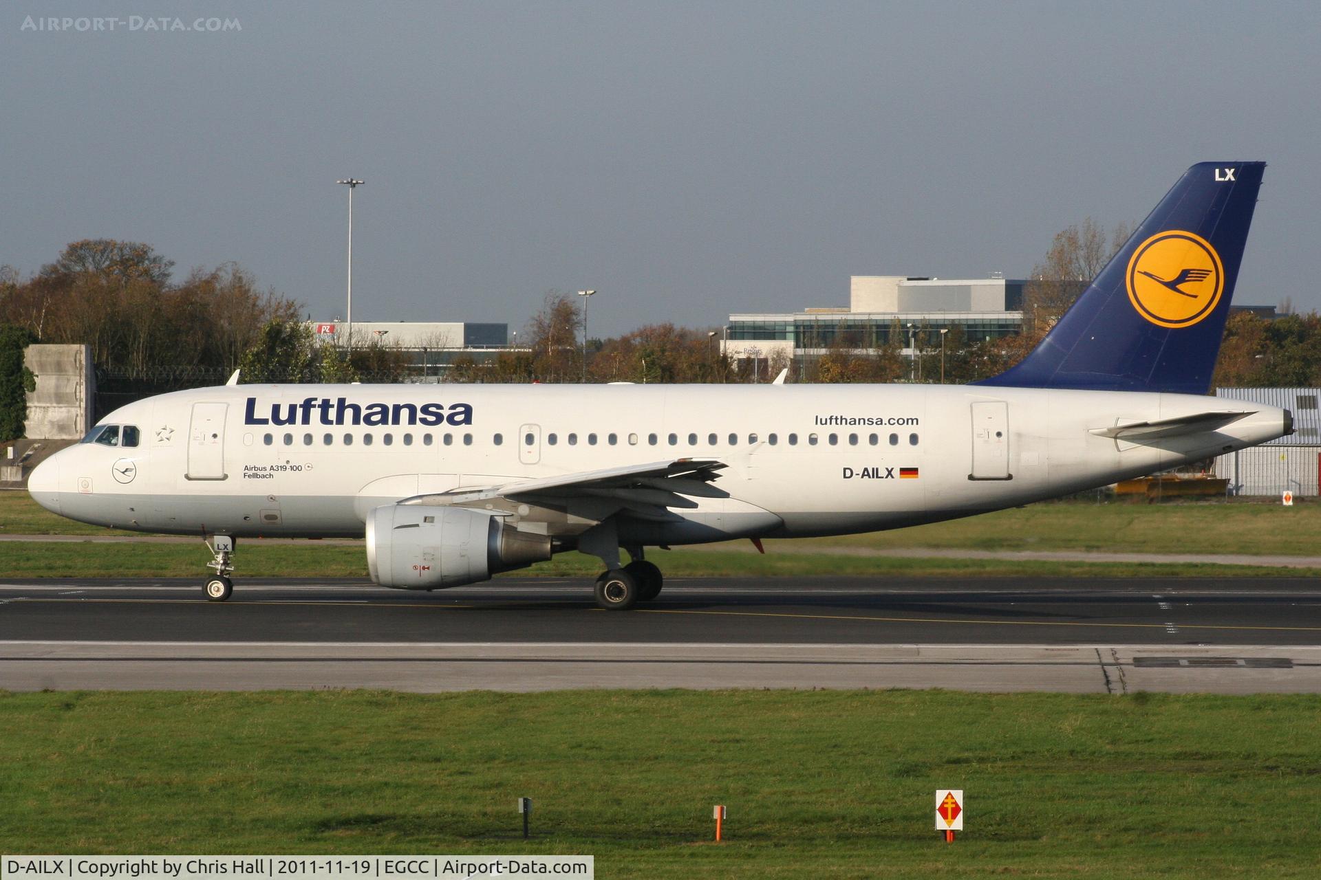 D-AILX, 1998 Airbus A319-114 C/N 860, Lufthansa