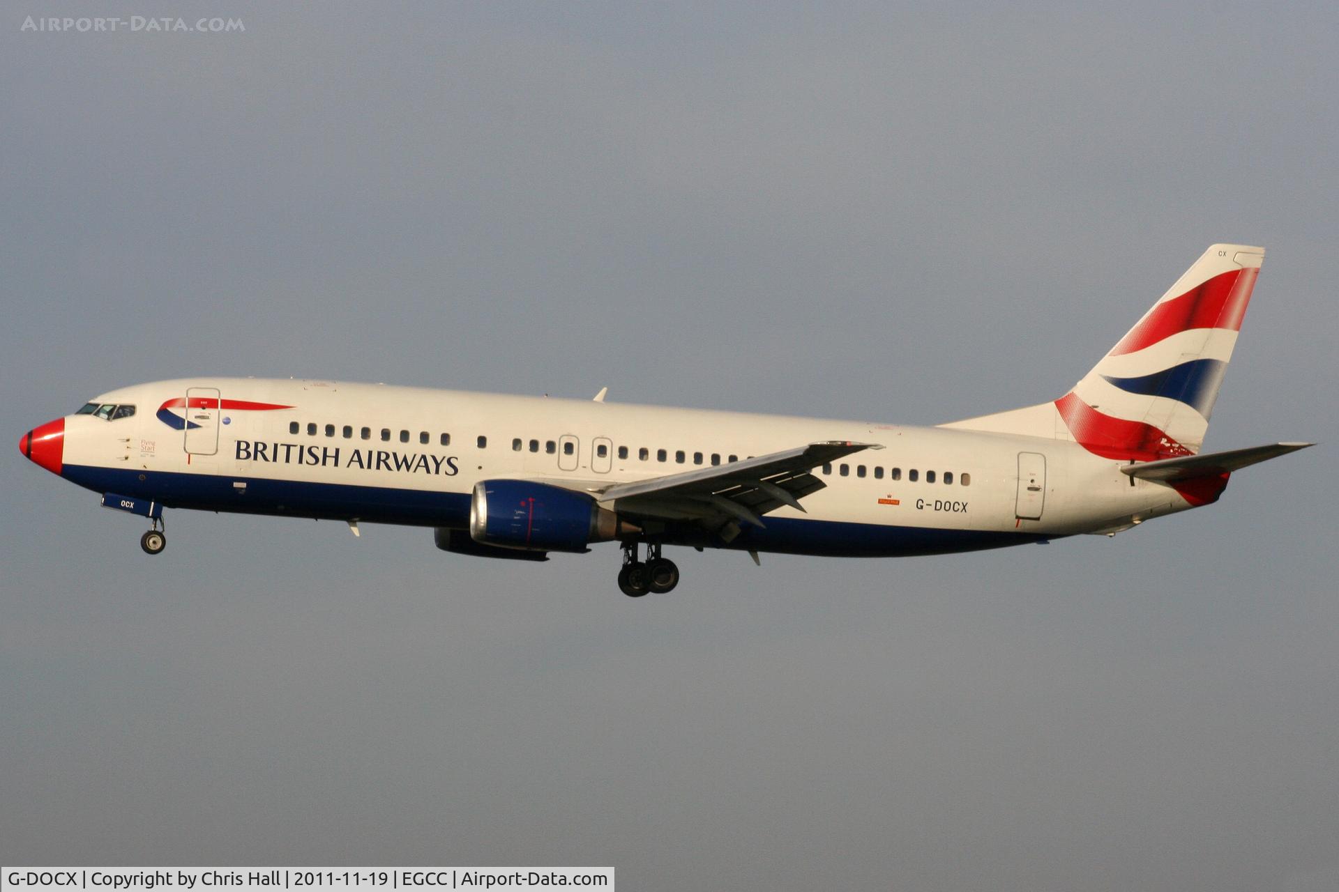 G-DOCX, 1993 Boeing 737-436 C/N 25857, British Airways