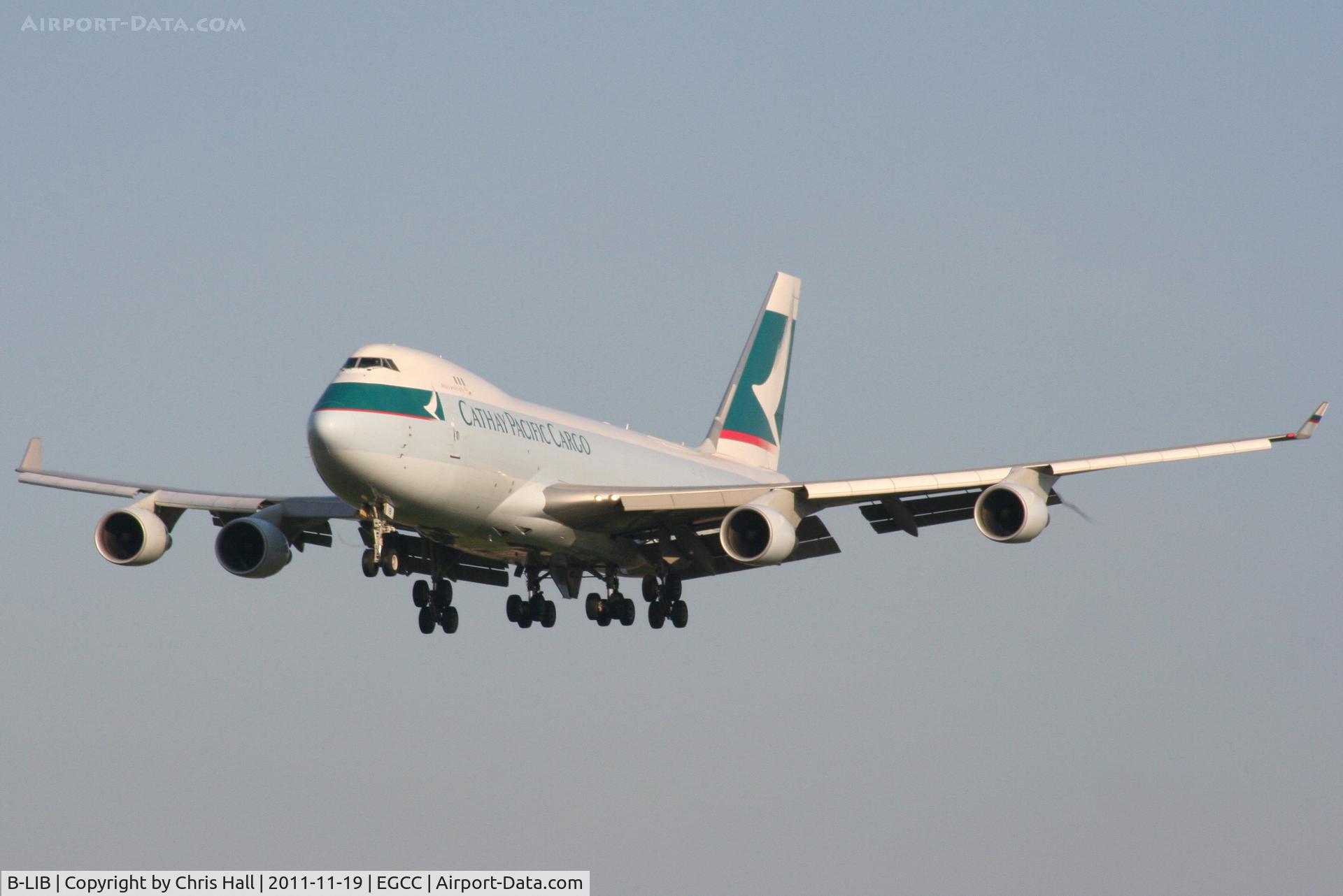 B-LIB, 2008 Boeing 747-467ERF C/N 36867, Cathay Pacific