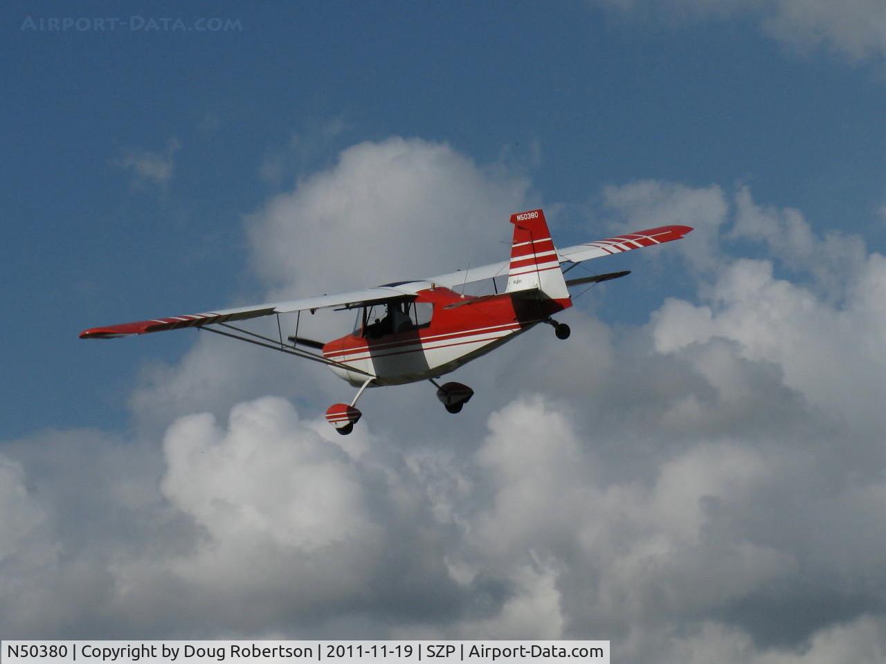 N50380, 1979 Bellanca 7ECA Citabria Citabria C/N 1291-79, 1979 Bellanca 7ECA CITABRIA, Lycoming O-235 115 Hp, forward slip on final Rwy 22 left crosswind correction