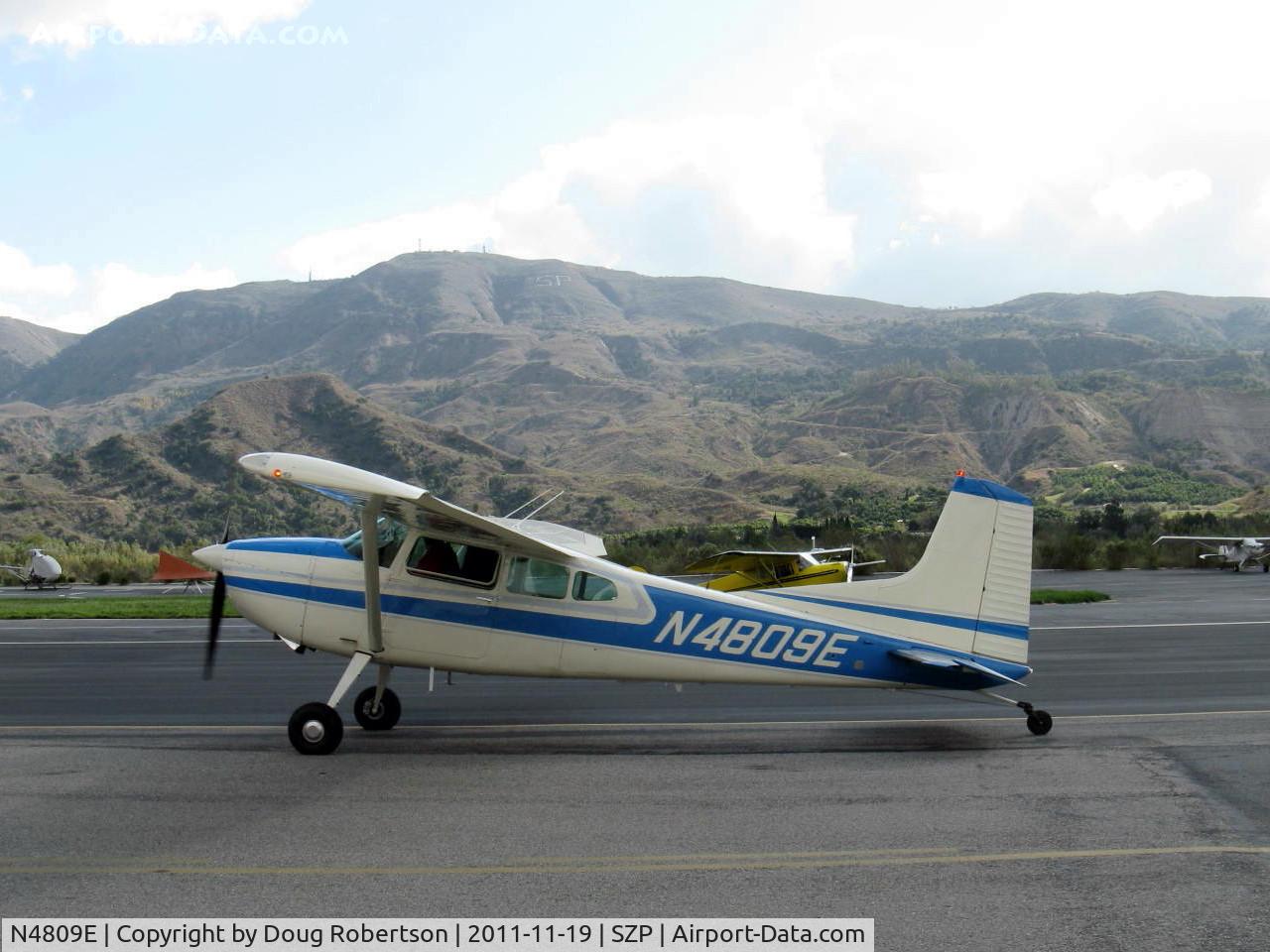 N4809E, 1980 Cessna 180K Skywagon C/N 18053175, Cessna 180K SKYWAGON, Continental O-470-S 230 Hp, taxi