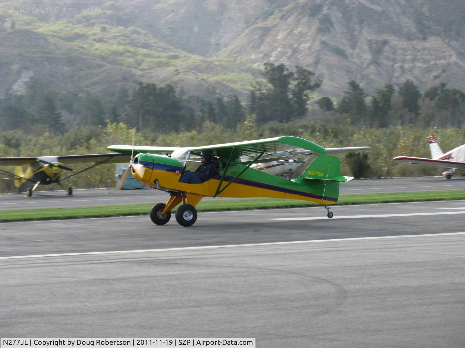 N277JL, 1991 Denney Kitfox Model 1 C/N 122, 1991 Lawrence KITFOX, Rotax, landing Rwy 04