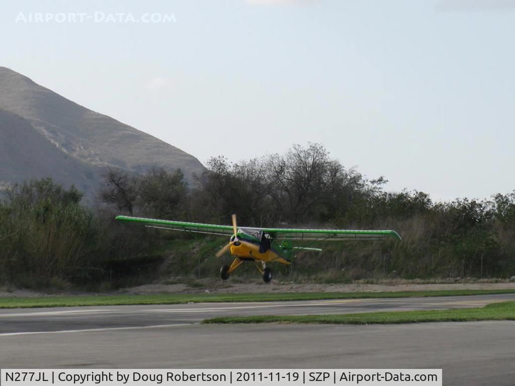 N277JL, 1991 Denney Kitfox Model 1 C/N 122, 1991 Lawrence KITFOX, Rotax, landing Rwy 04