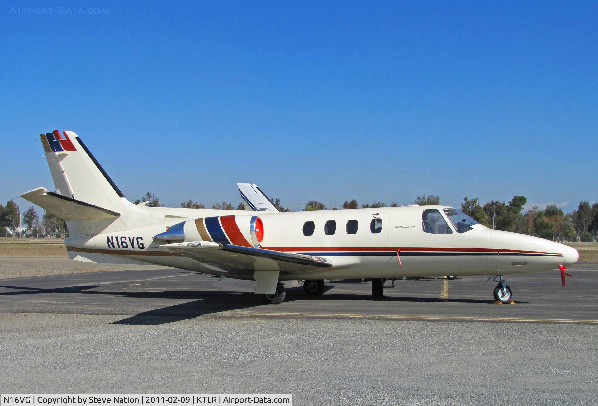 N16VG, 1980 Cessna 501 Citation I/SP C/N 501-0157, 1980 Cessna 501 at Tulare, CA for International Ag Exposition
