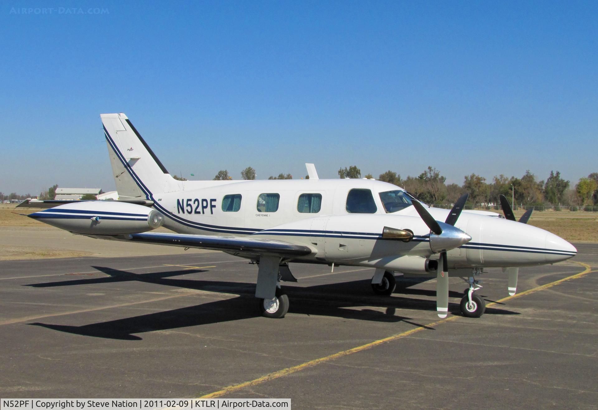 N52PF, Piper PA-31T1 C/N 31T-7904023, Papa Fox LLC (Yuma, AZ) 1979 Piper PA-31T1 Cheyenne @ Tulare, CA for International Ag Expo