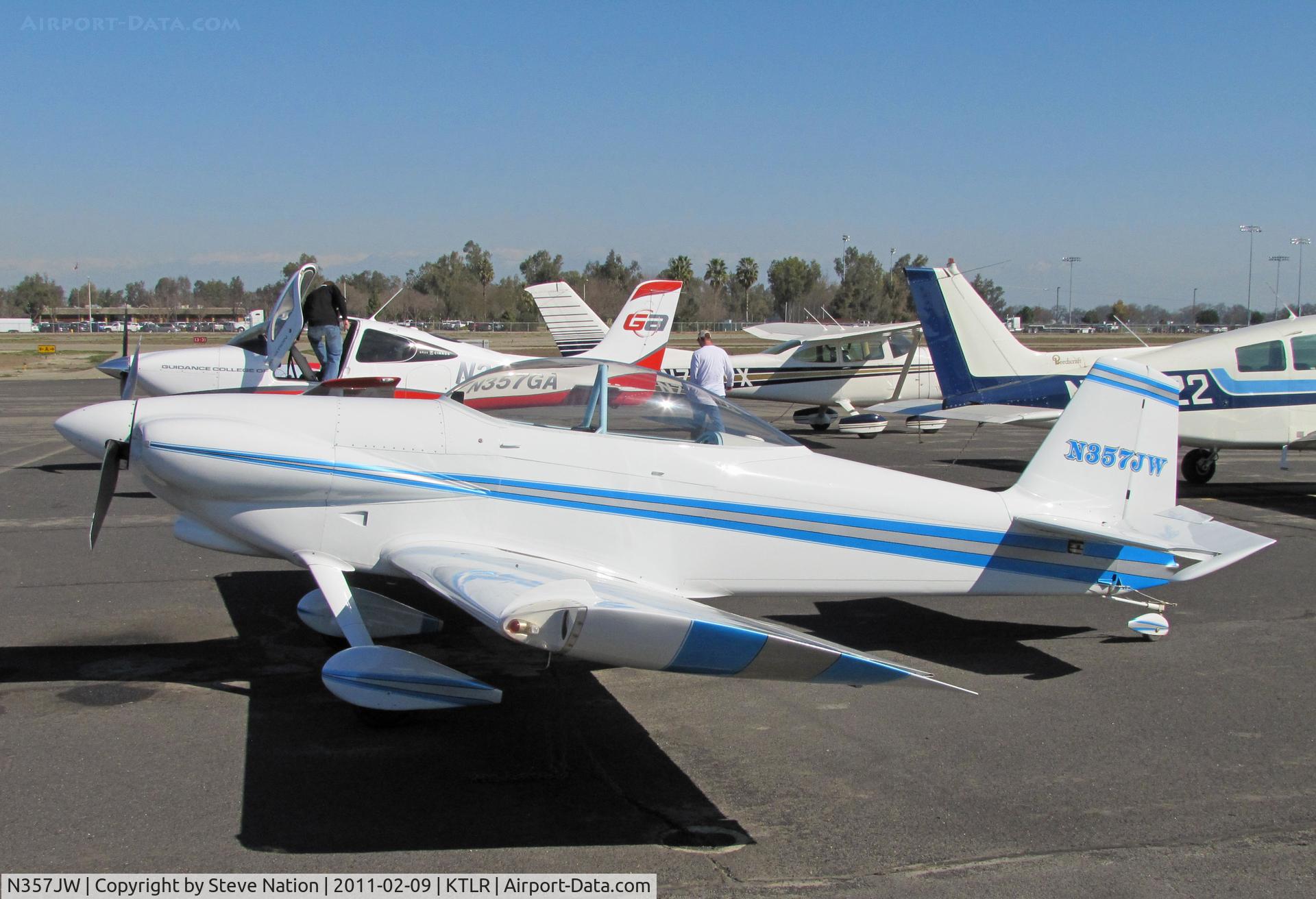 N357JW, 1996 Vans RV-4 C/N 01-1480, 1996 VANS RV-4 at Tulare, CA for International Ag Exposition
