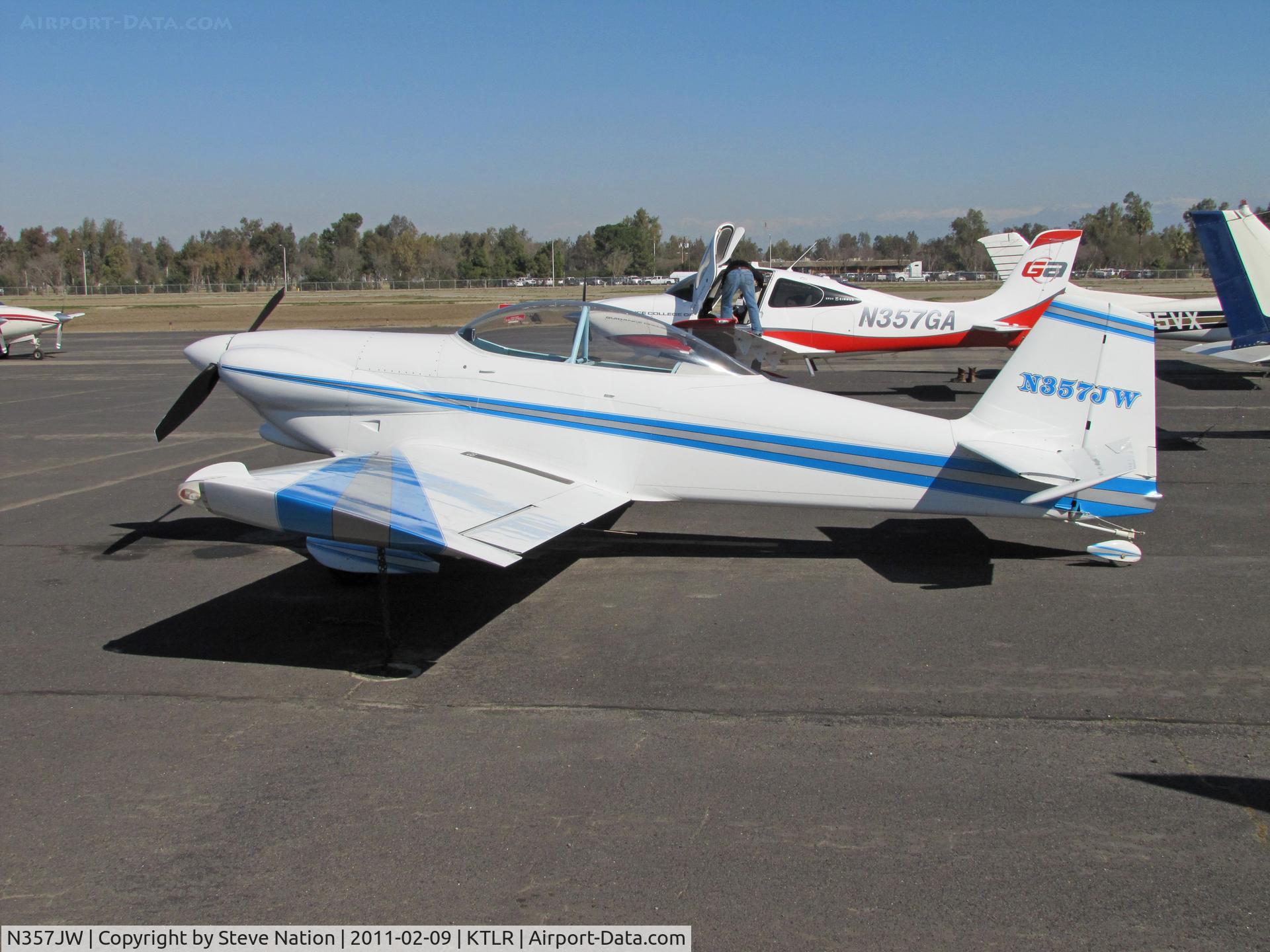 N357JW, 1996 Vans RV-4 C/N 01-1480, 1996 VANS RV-4 at Tulare, CA for International Ag Exposition