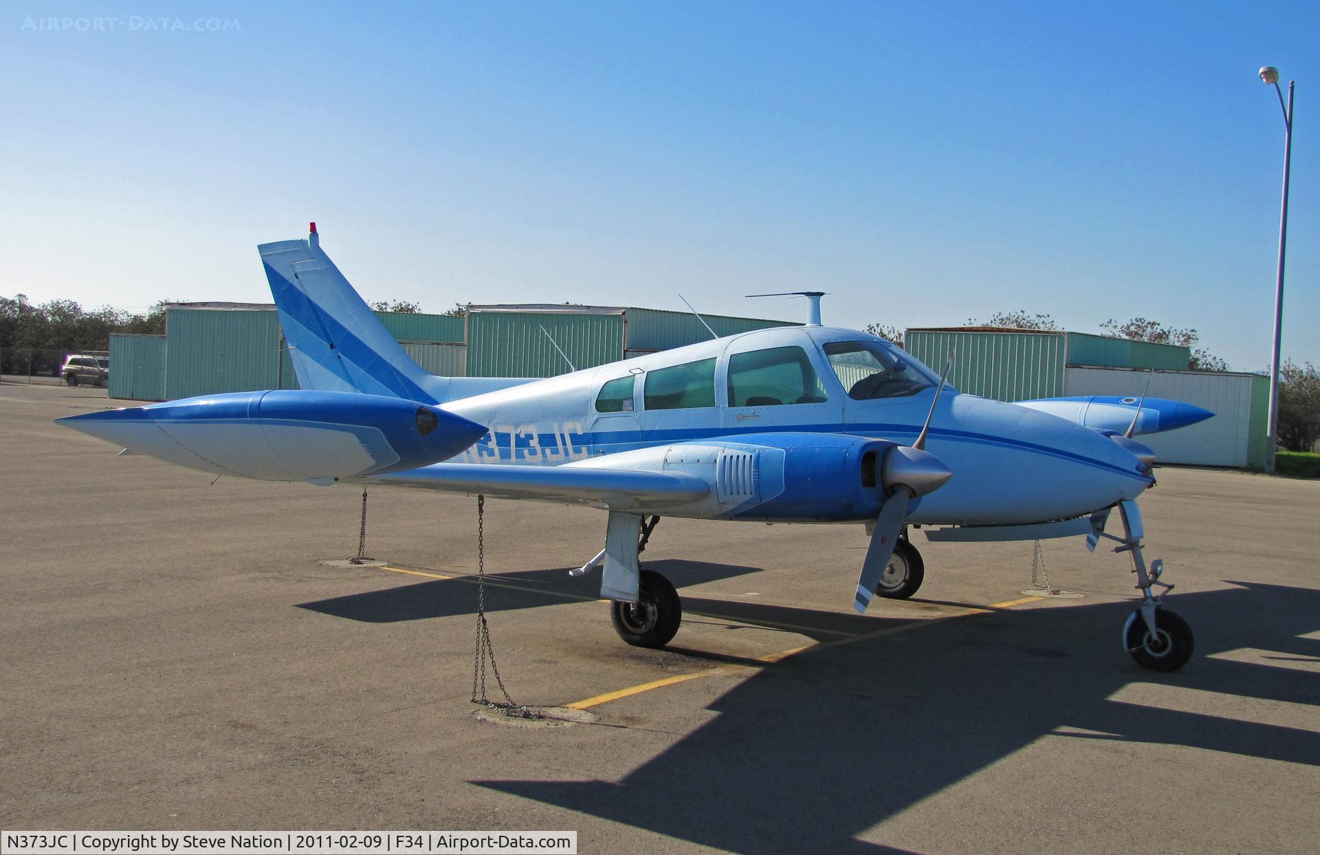 N373JC, 1962 Cessna 310G C/N 310G0137, Locally-based 1962 Cessna 310G @ Firebaugh, CA