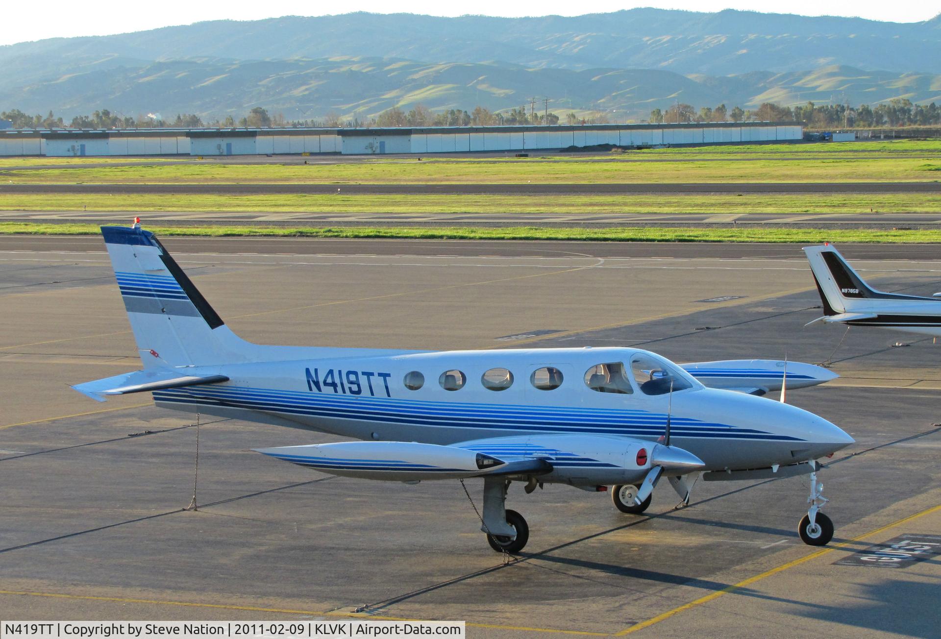 N419TT, 1972 Cessna 340 C/N 340-0091, 1972 Cessna 340 @ Livermore, CA