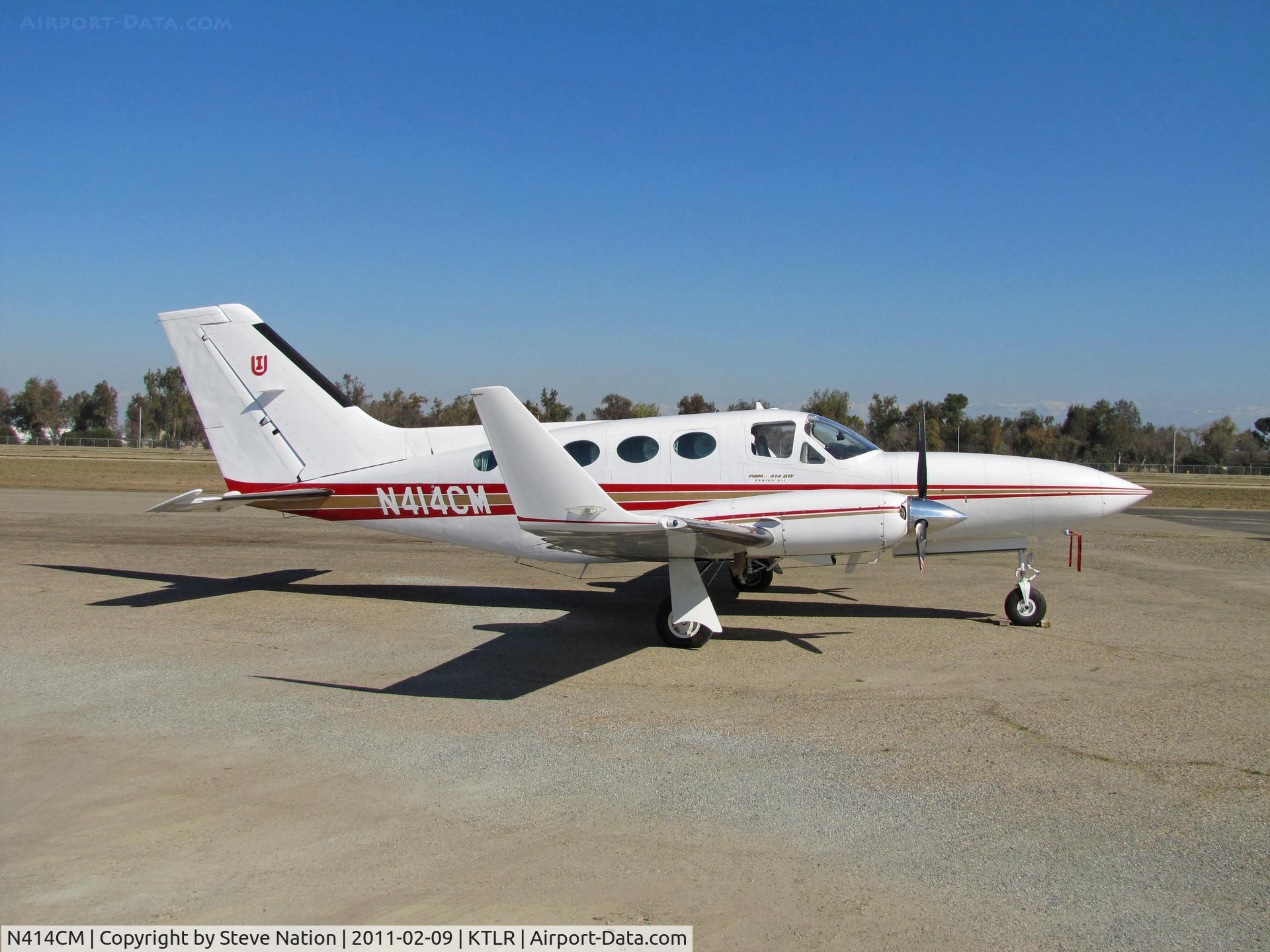N414CM, 1980 Cessna 414A Chancellor C/N 414A0472, 1980 Cessna 414A with winglets and 