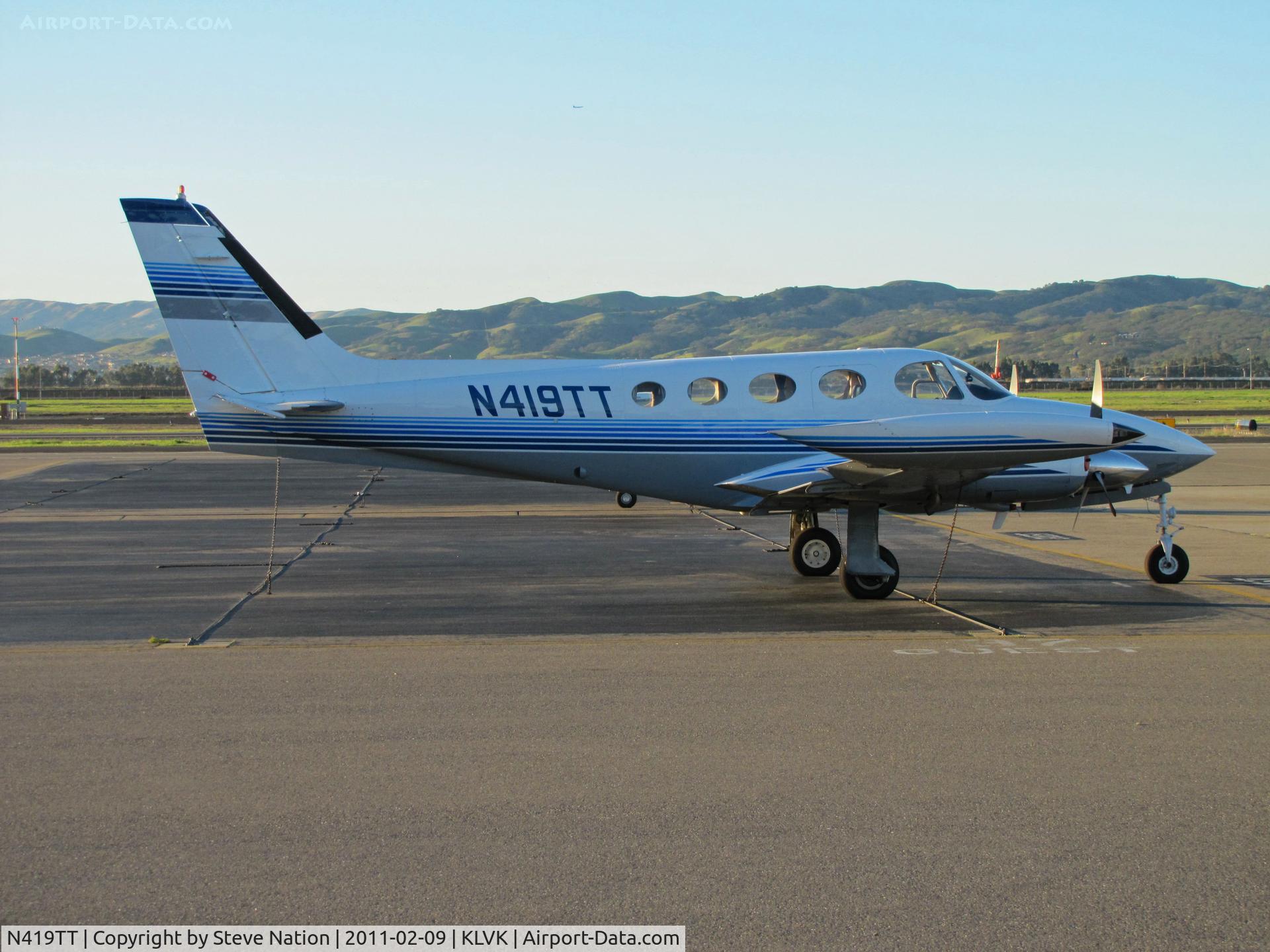 N419TT, 1972 Cessna 340 C/N 340-0091, 1972 Cessna 340 @ Livermore, CA