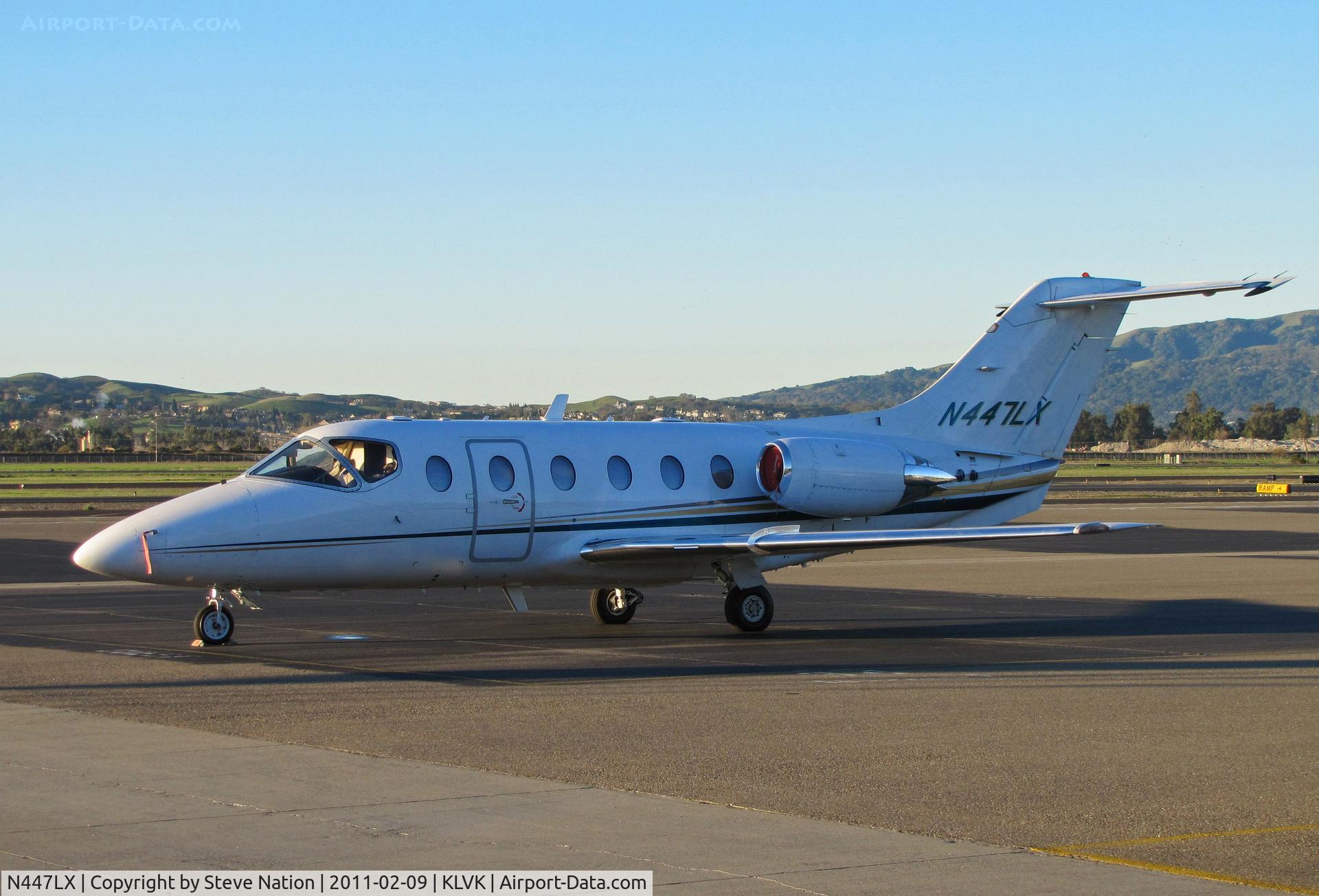 N447LX, 1999 Raytheon Aircraft Company 400A C/N RK-248, Nextant Aircraft LLC (Big Sky, MT) 1999 Raytheon 400A @ LIvermore,CA
