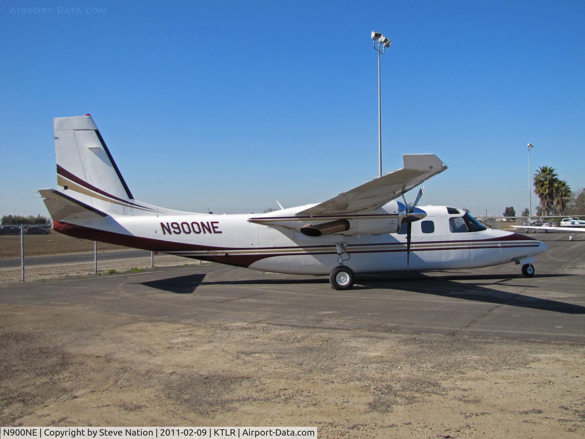 N900NE, 1982 Gulfstream Am Corp Comm Div 690D C/N 15008, Nebraska Aero Inc (Cascade, MT) 1982 Gulfstream American 690D Turbo Commander  @ Tulare, CA for International Ag Expo