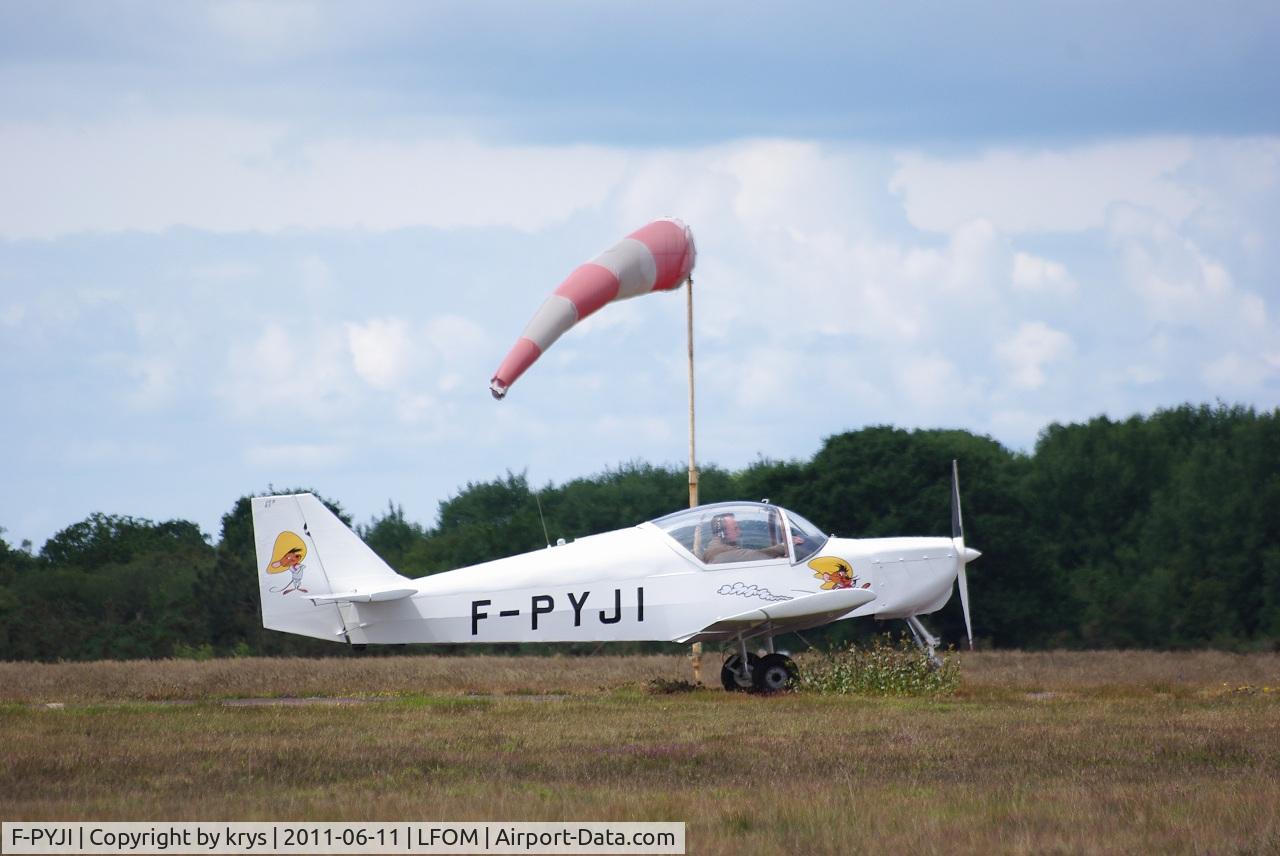 F-PYJI, Constructeur Amateur COUPE JC 01 C/N 01, au pojint d arrêt