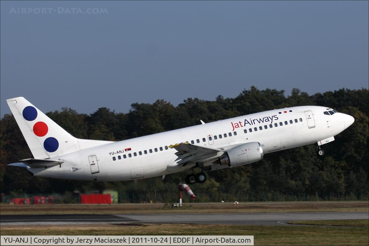YU-ANJ, 1986 Boeing 737-3H9 C/N 23714/1305, Boeing 737-3H9