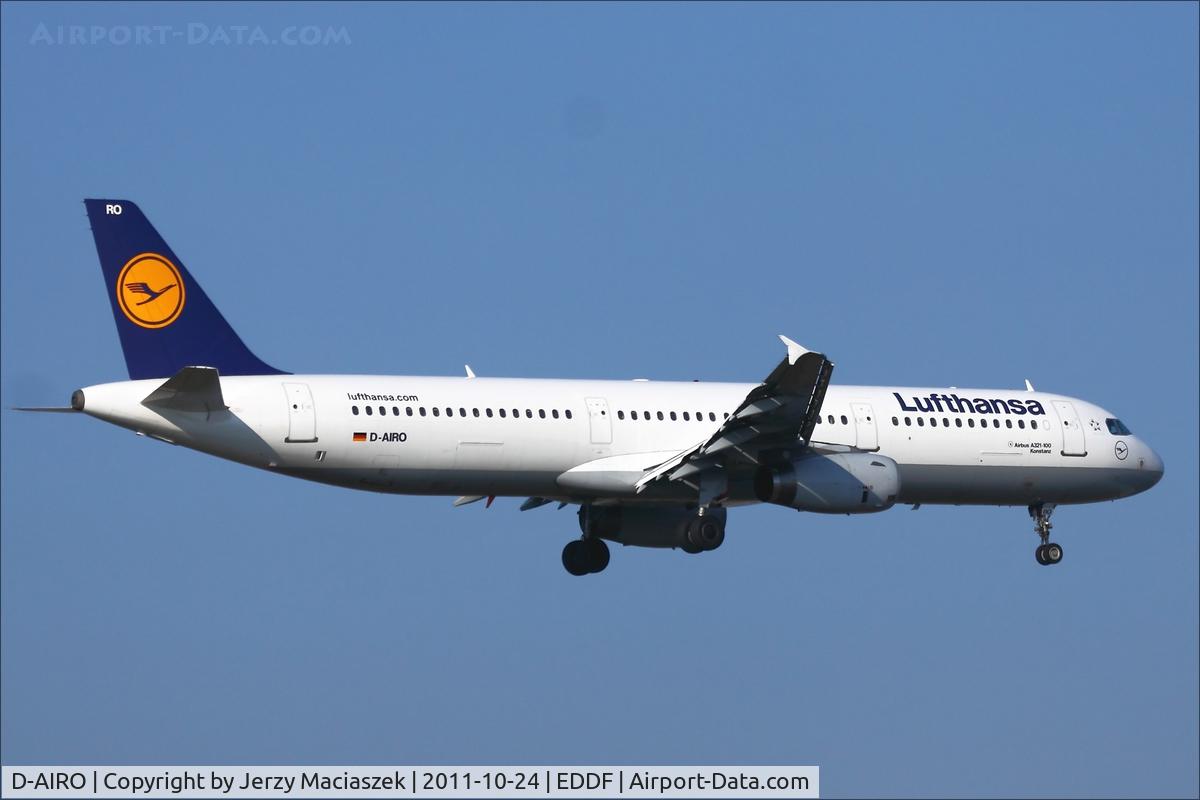 D-AIRO, 1995 Airbus A321-131 C/N 0563, Airbus A321-131