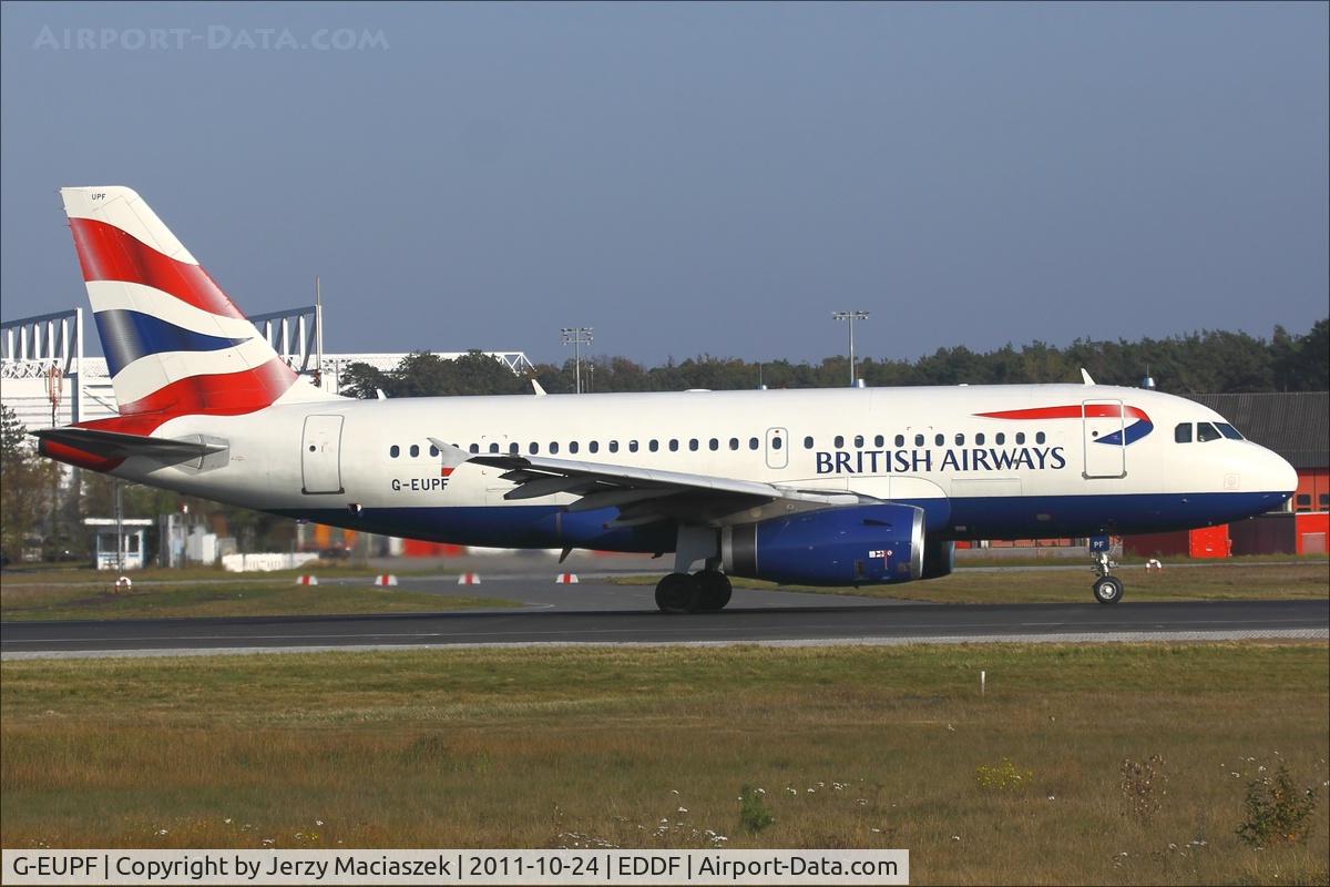 G-EUPF, 2000 Airbus A319-131 C/N 1197, Airbus A319-131