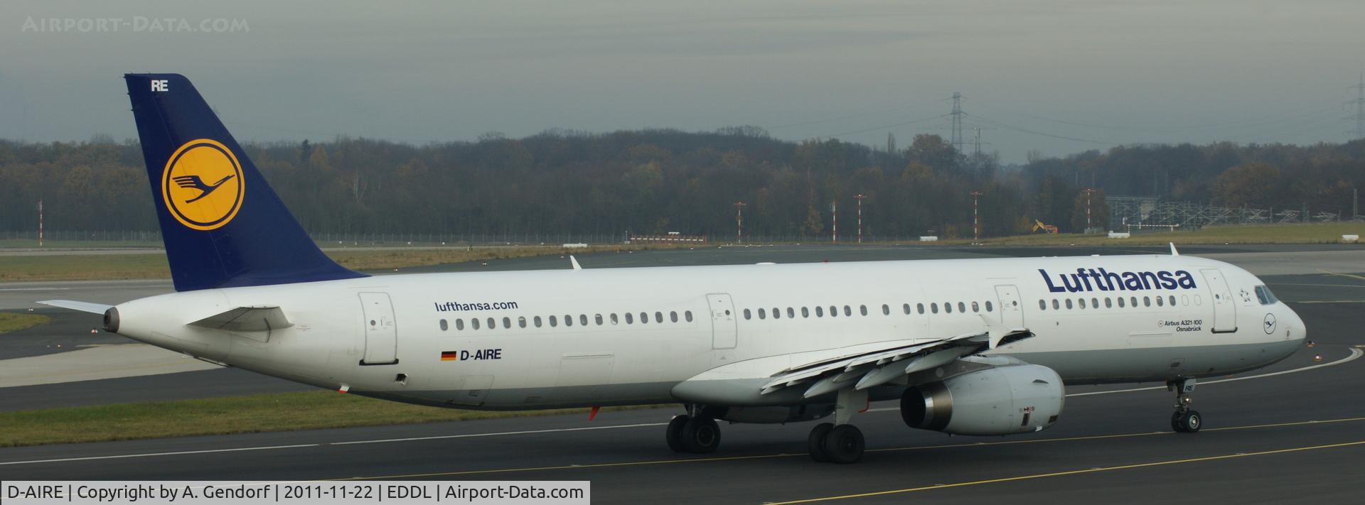 D-AIRE, 1994 Airbus A321-131 C/N 0484, Lufthansa, Airbus A321-131, taxiing for departure at Düsseldorf Int´l (EDDL)