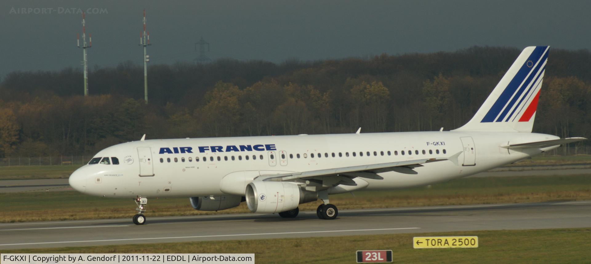 F-GKXI, 2003 Airbus A320-214 C/N 1949, Air France, Airbus A320-214, short before take off at Düsseldorf Int´l