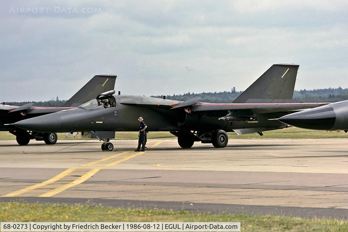 68-0273, 1968 General Dynamics FB-111A Aardvark C/N B1-45, last chance inspection