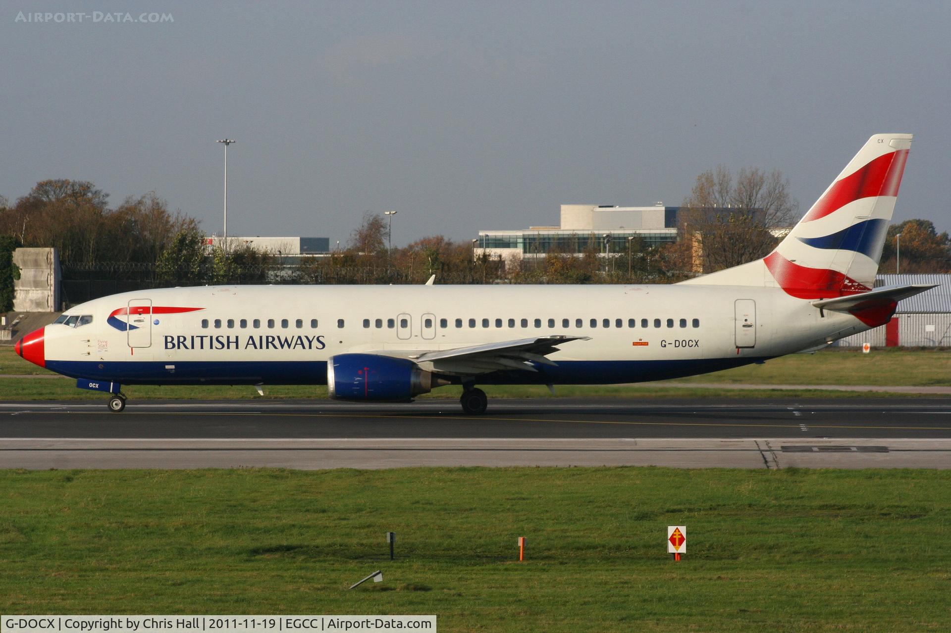 G-DOCX, 1993 Boeing 737-436 C/N 25857, British Airways