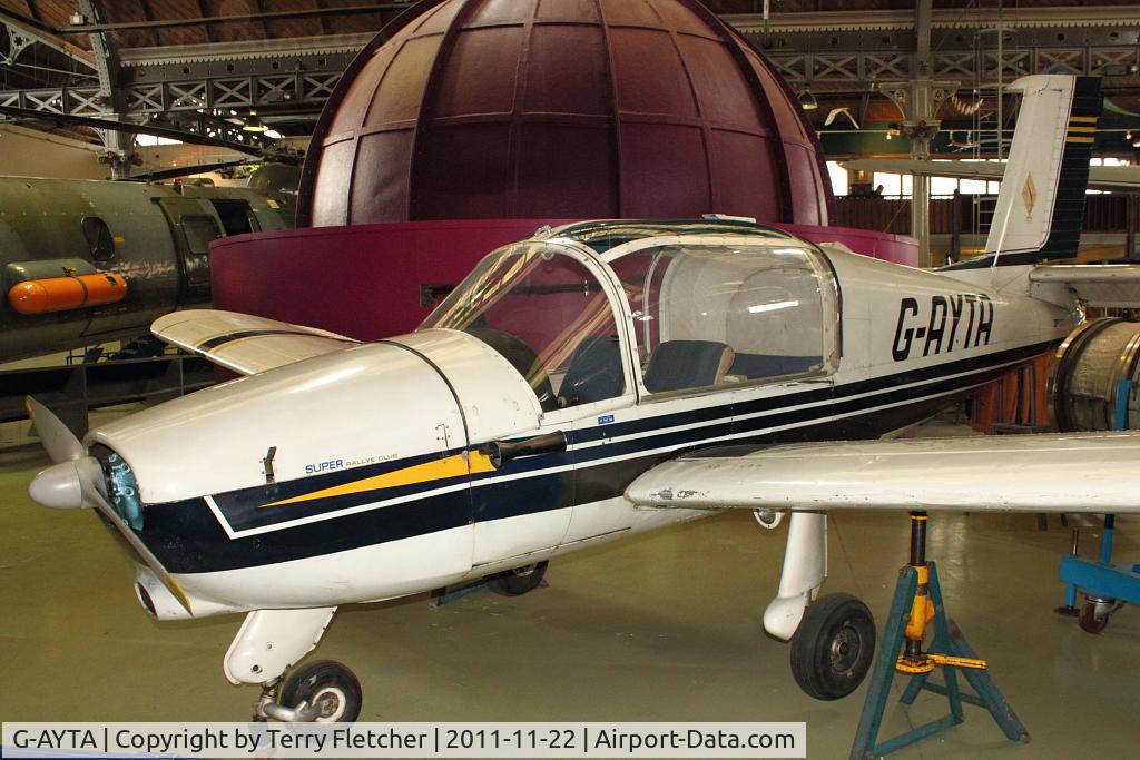 G-AYTA, 1971 Socata MS-880B Rallye Club C/N 1789, At the Museum of Science and Industry in Manchester UK  - Air and Space Hall