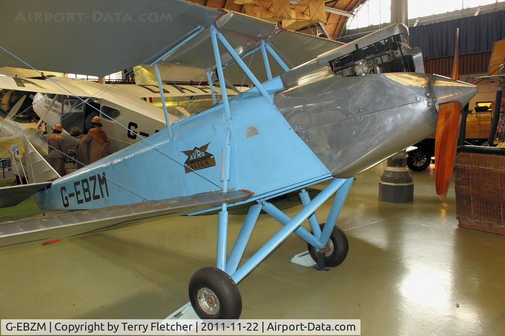 G-EBZM, Avro 594 Avian IIIA C/N 160, At the Museum of Science and Industry in Manchester UK  - Air and Space Hall