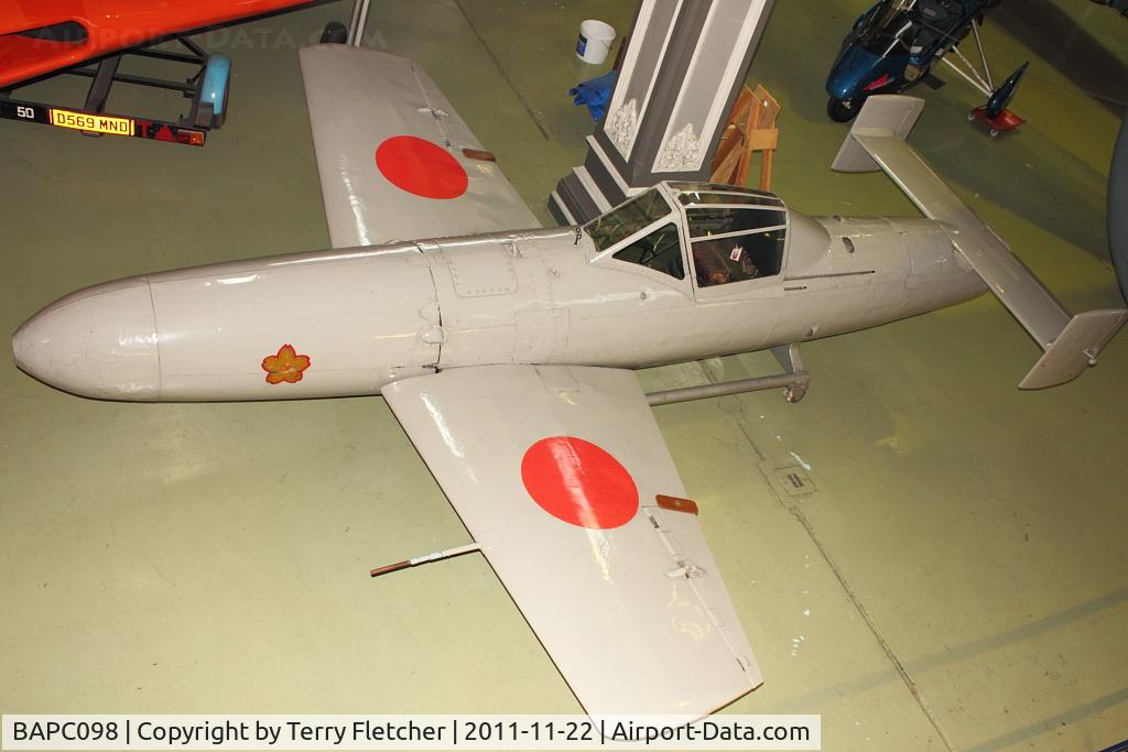 BAPC098, 1945 Yokosuka MXY-7 Ohka II C/N BAPC.098, At the Museum of Science and Industry in Manchester UK  - Air and Space Hall