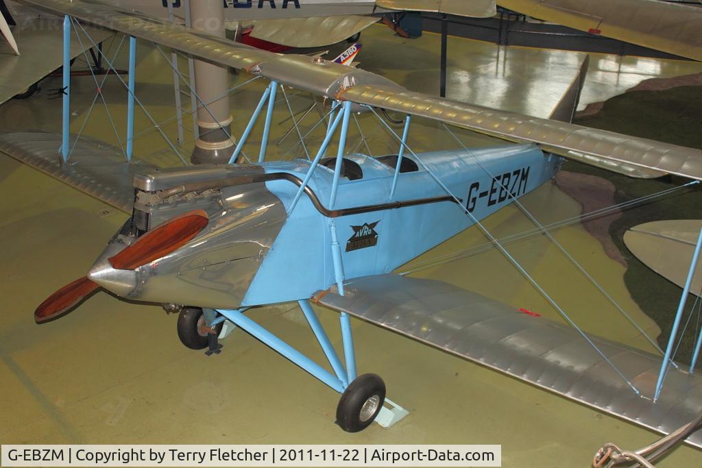 G-EBZM, Avro 594 Avian IIIA C/N 160, At the Museum of Science and Industry in Manchester UK  - Air and Space Hall