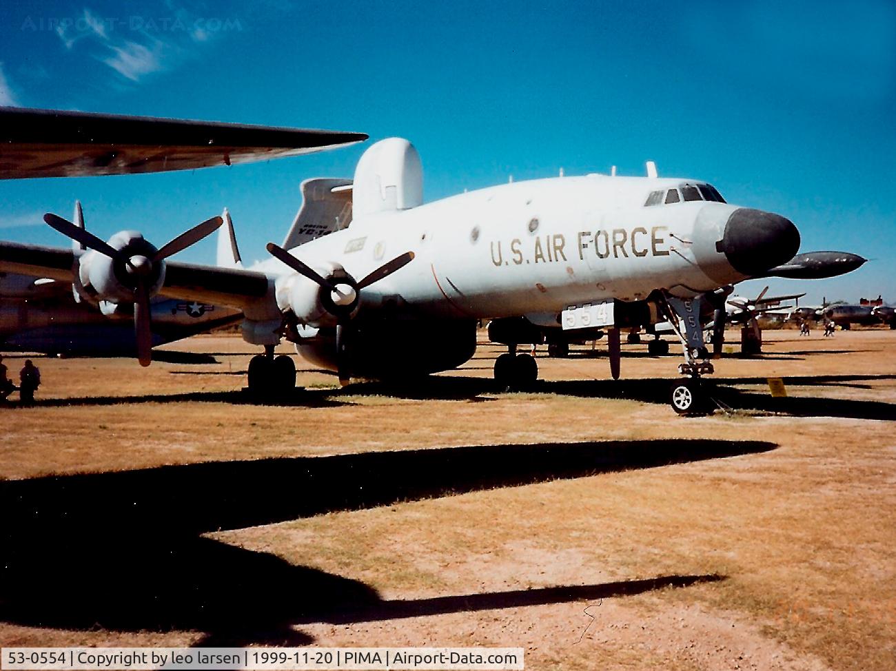 53-0554, 1953 Lockheed EC-121T Warning Star C/N 1049A-4369, Pima Air Museum 20.11.99